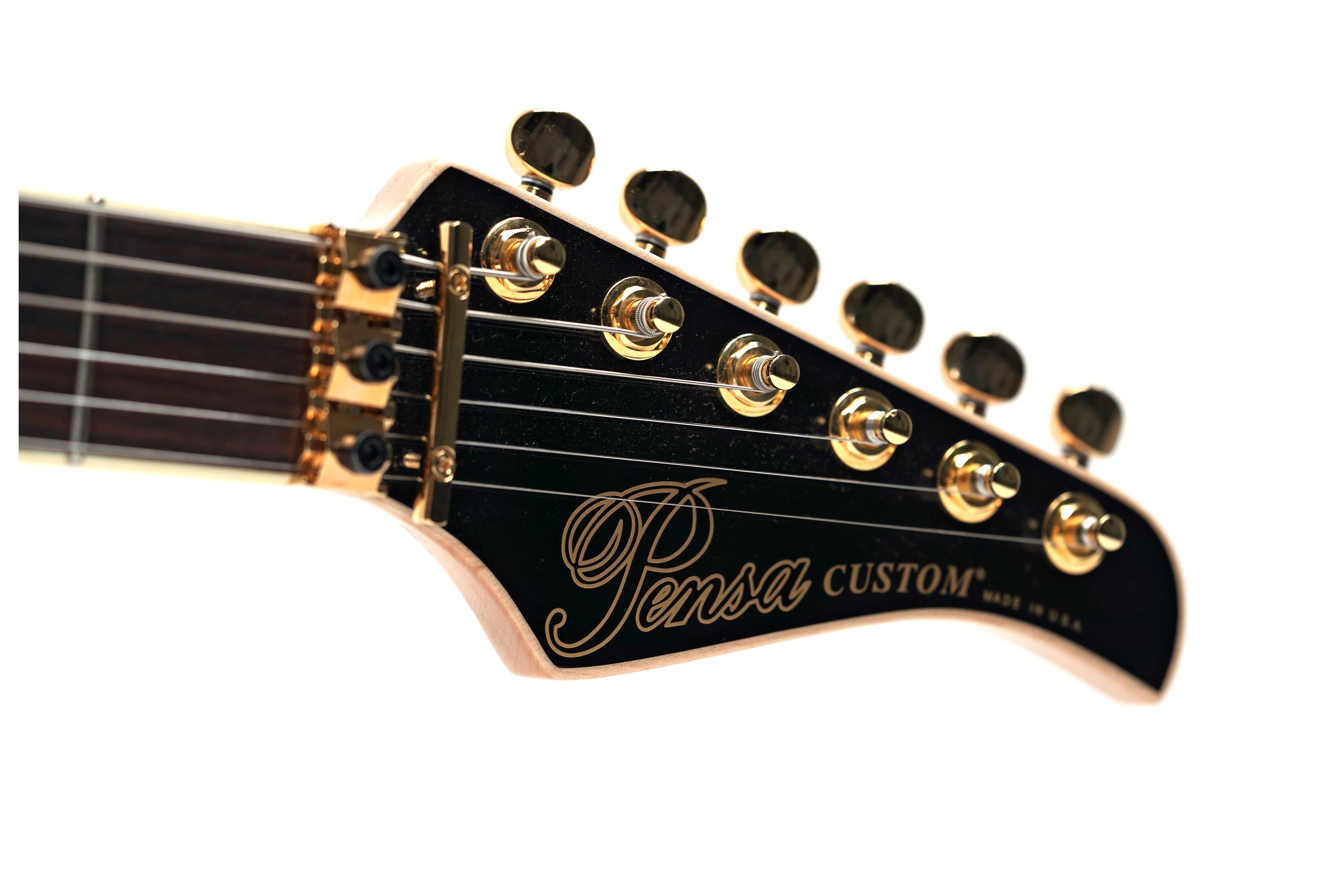 Pensa Guitars Soho Custom Classic Flame Amber Knopfler Spec #1345