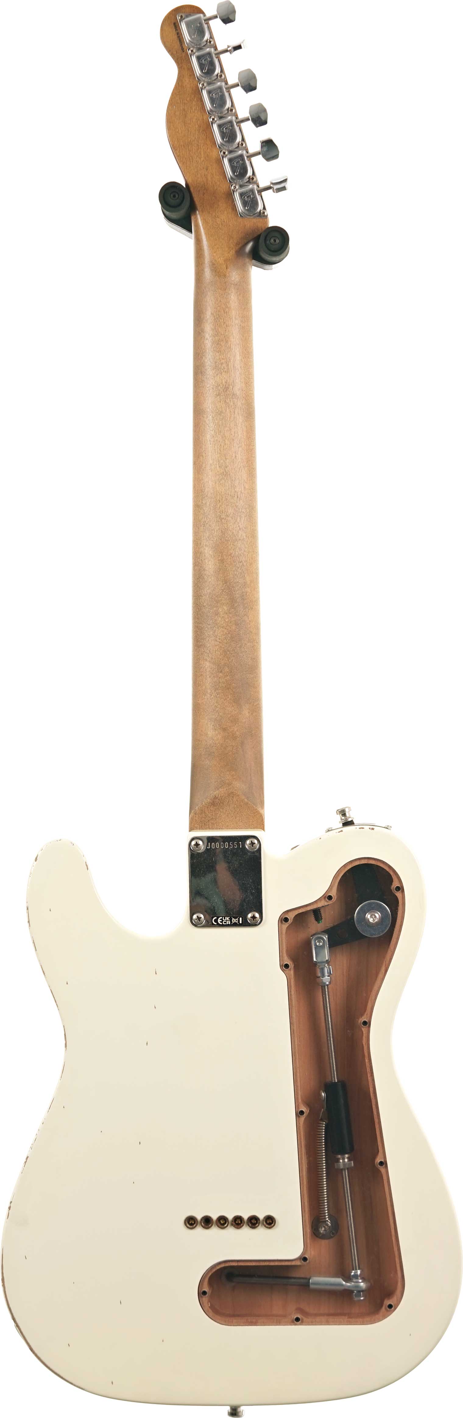 Fender John Osborne Telecaster Olympic White Maple Fingerboard #JO000551