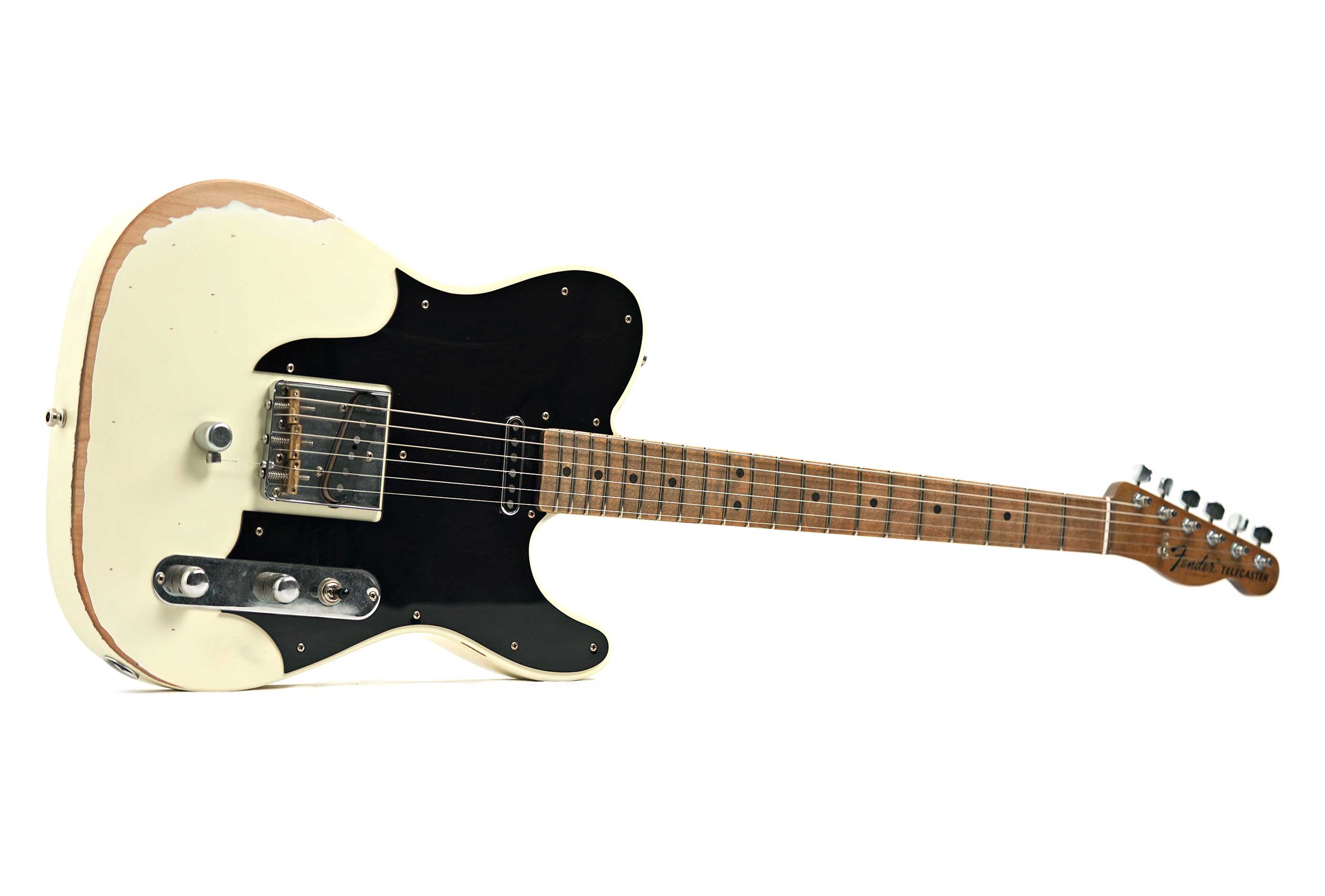 Fender John Osborne Telecaster Olympic White Maple Fingerboard #JO000551