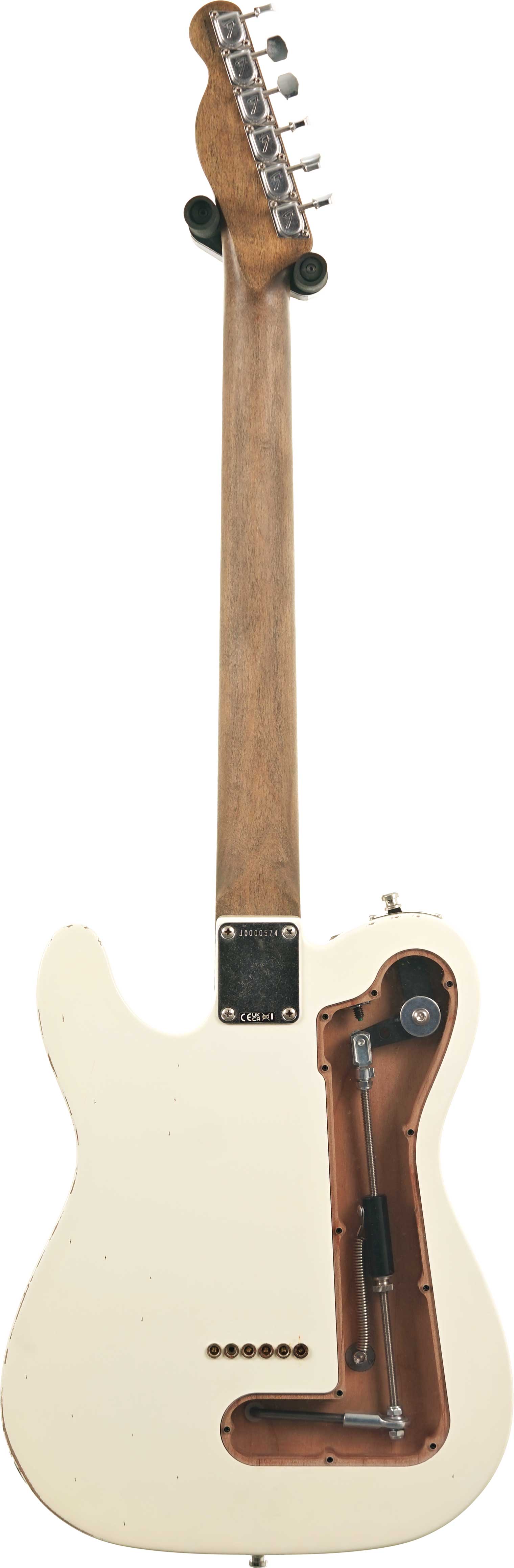 Fender John Osborne Telecaster Olympic White Maple Fingerboard #JO000574