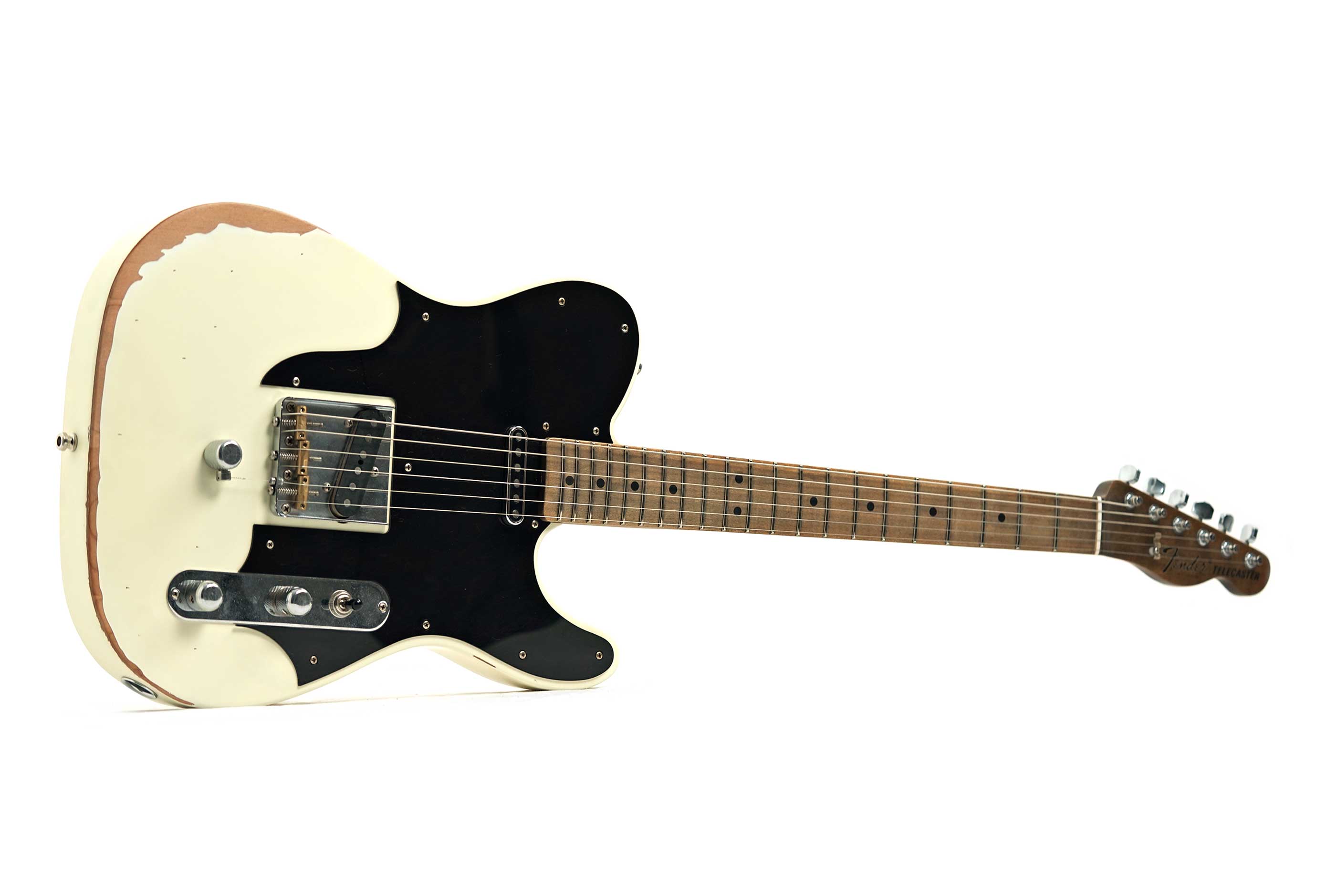 Fender John Osborne Telecaster Olympic White Maple Fingerboard #JO000574