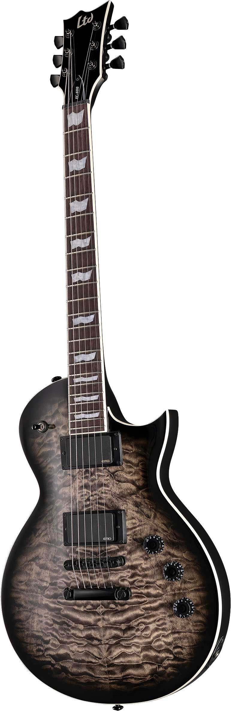 ESP LTD EC-400 QM See Thru Black Sunburst