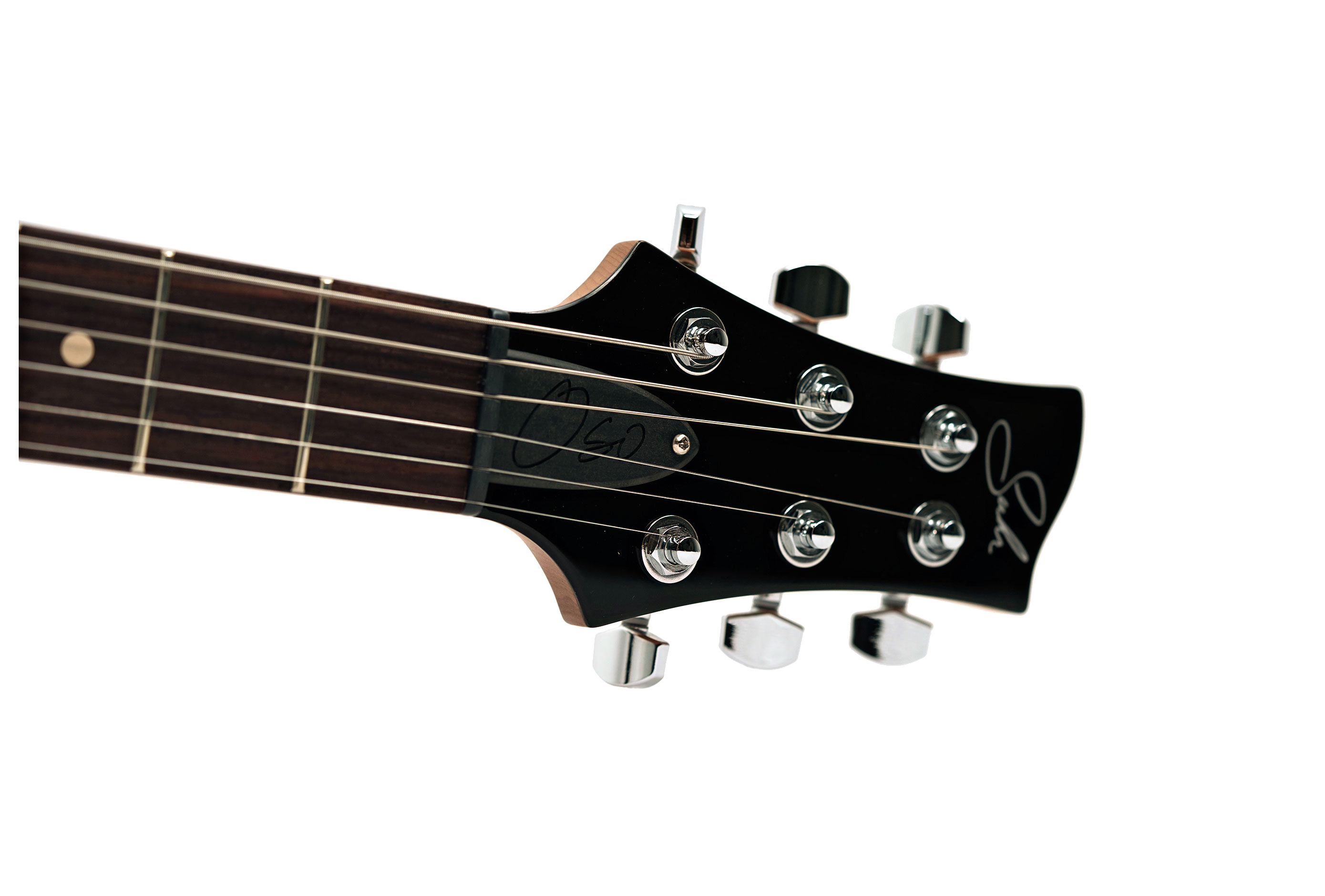 Suhr Oso Short Scale Alder Figured Maple Trans Black Rosewood Fingerboard #94013
