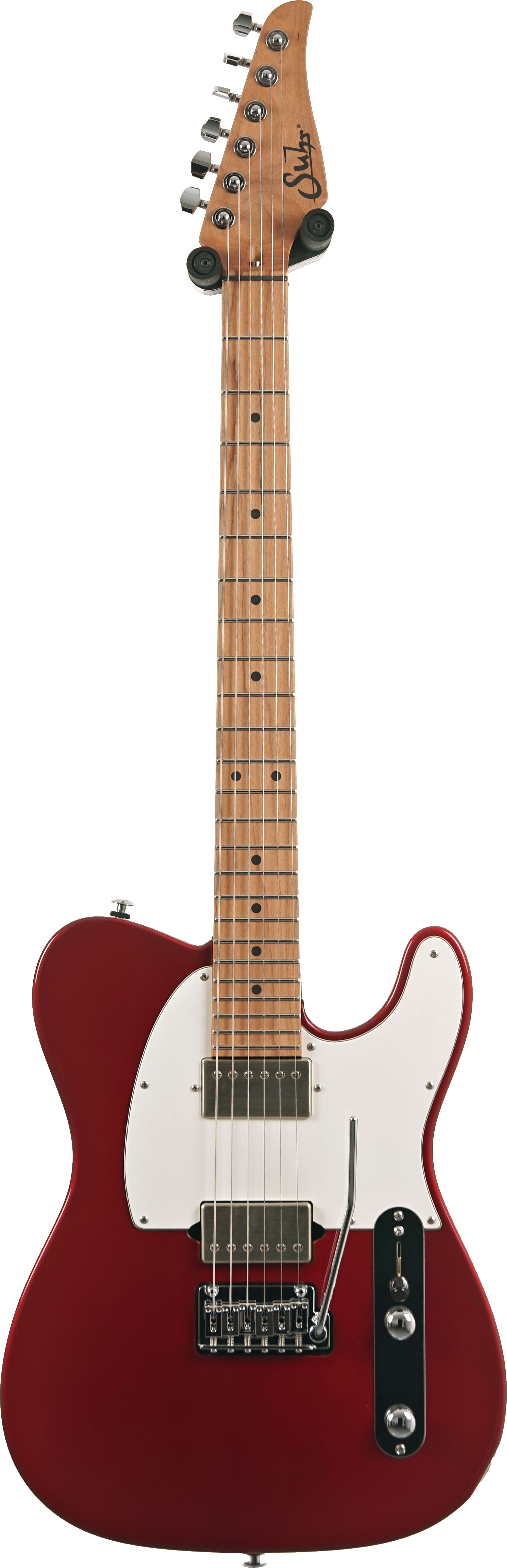 Suhr Andy Wood Signature Series Modern T Murder Candy Solid Saddles HH #94015