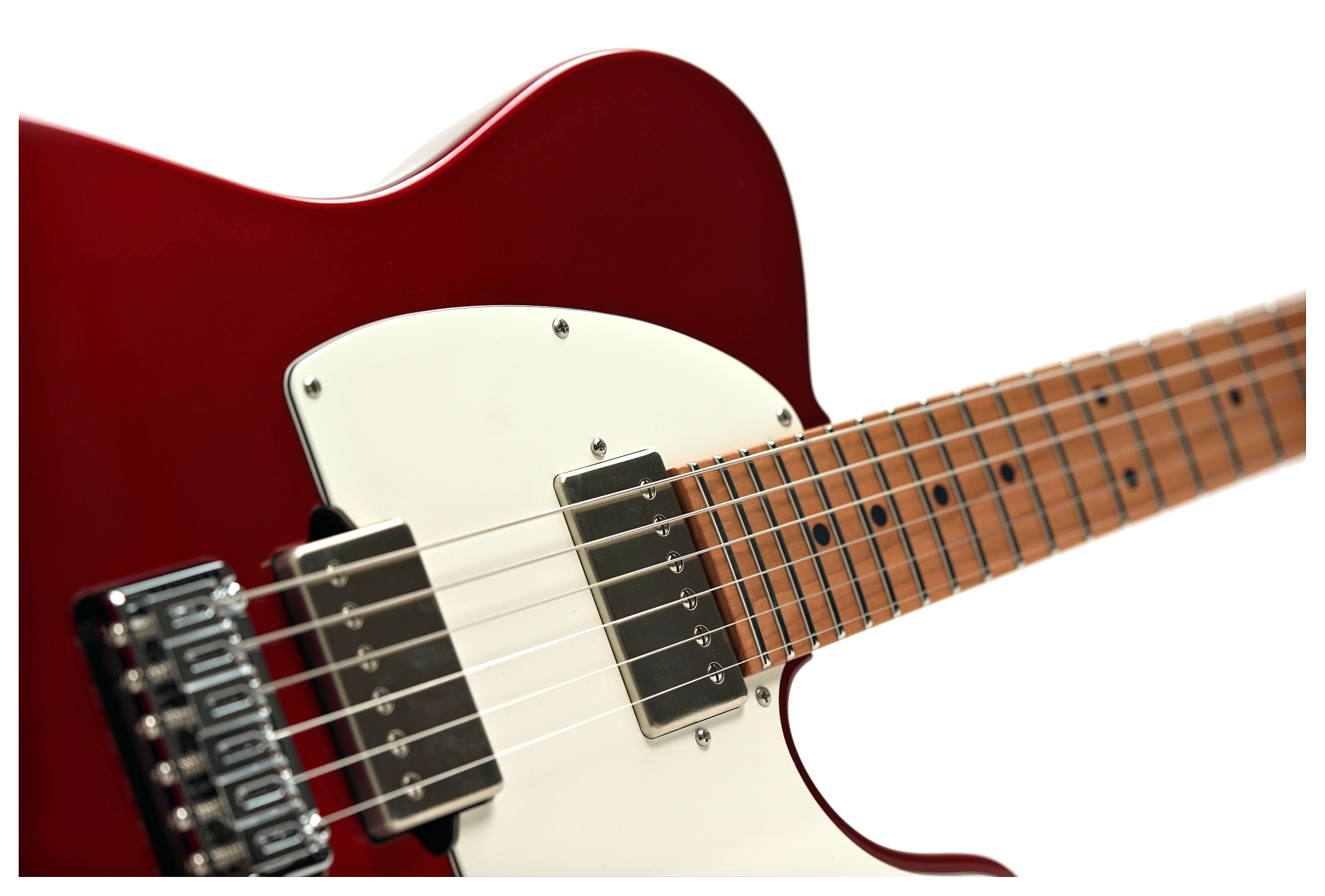 Suhr Andy Wood Signature Series Modern T Murder Candy Solid Saddles HH #94015