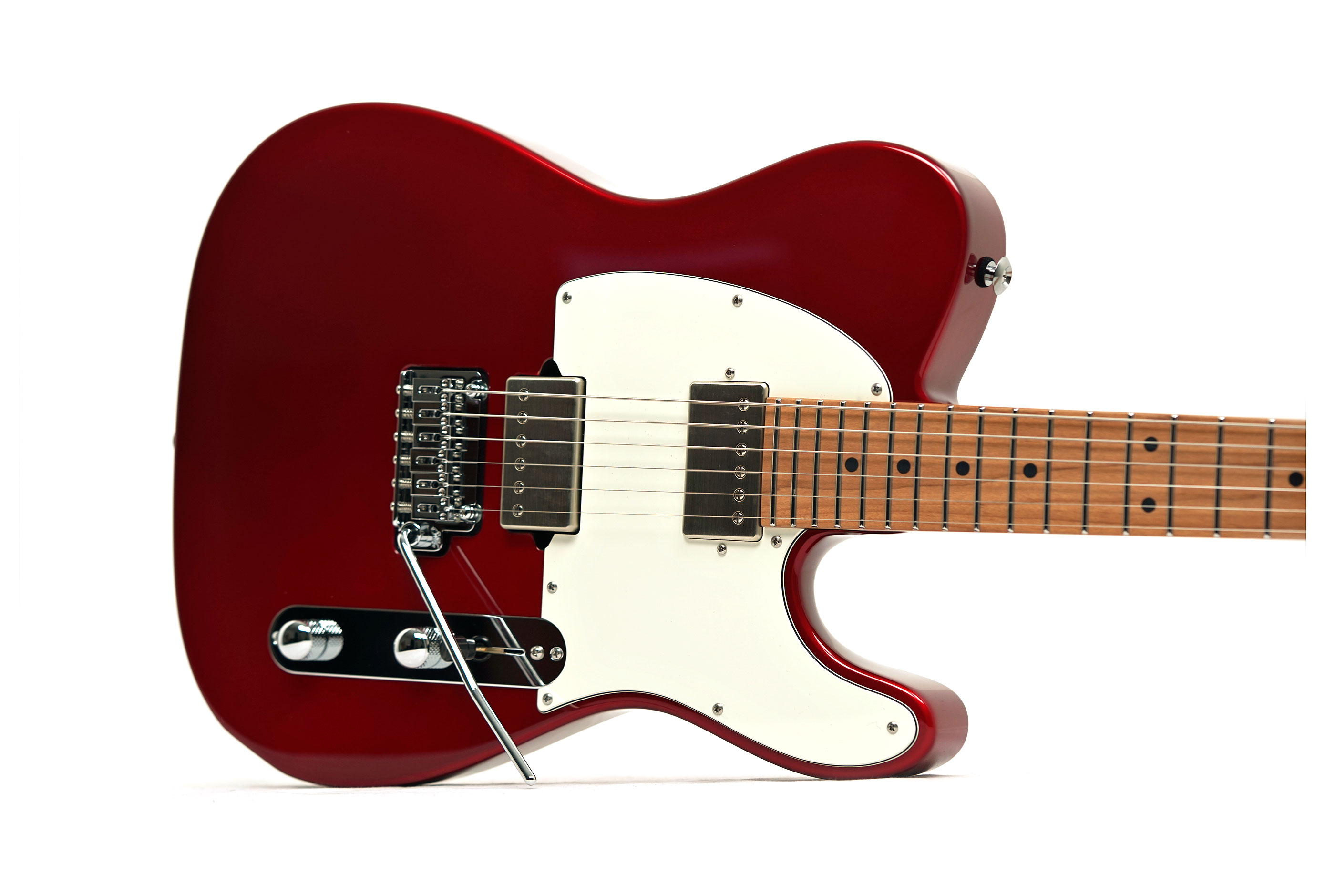 Suhr Andy Wood Signature Series Modern T Murder Candy Solid Saddles HH #94015