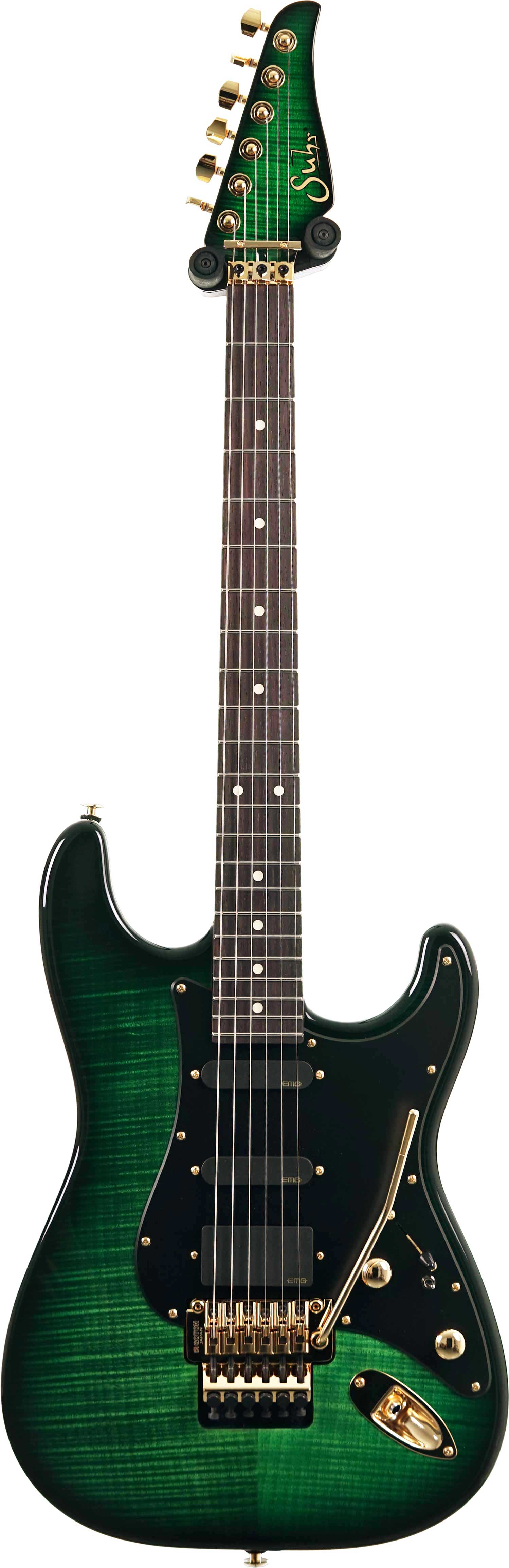 Suhr Classic S Studio Limited Edition Trans Green Burst #94011