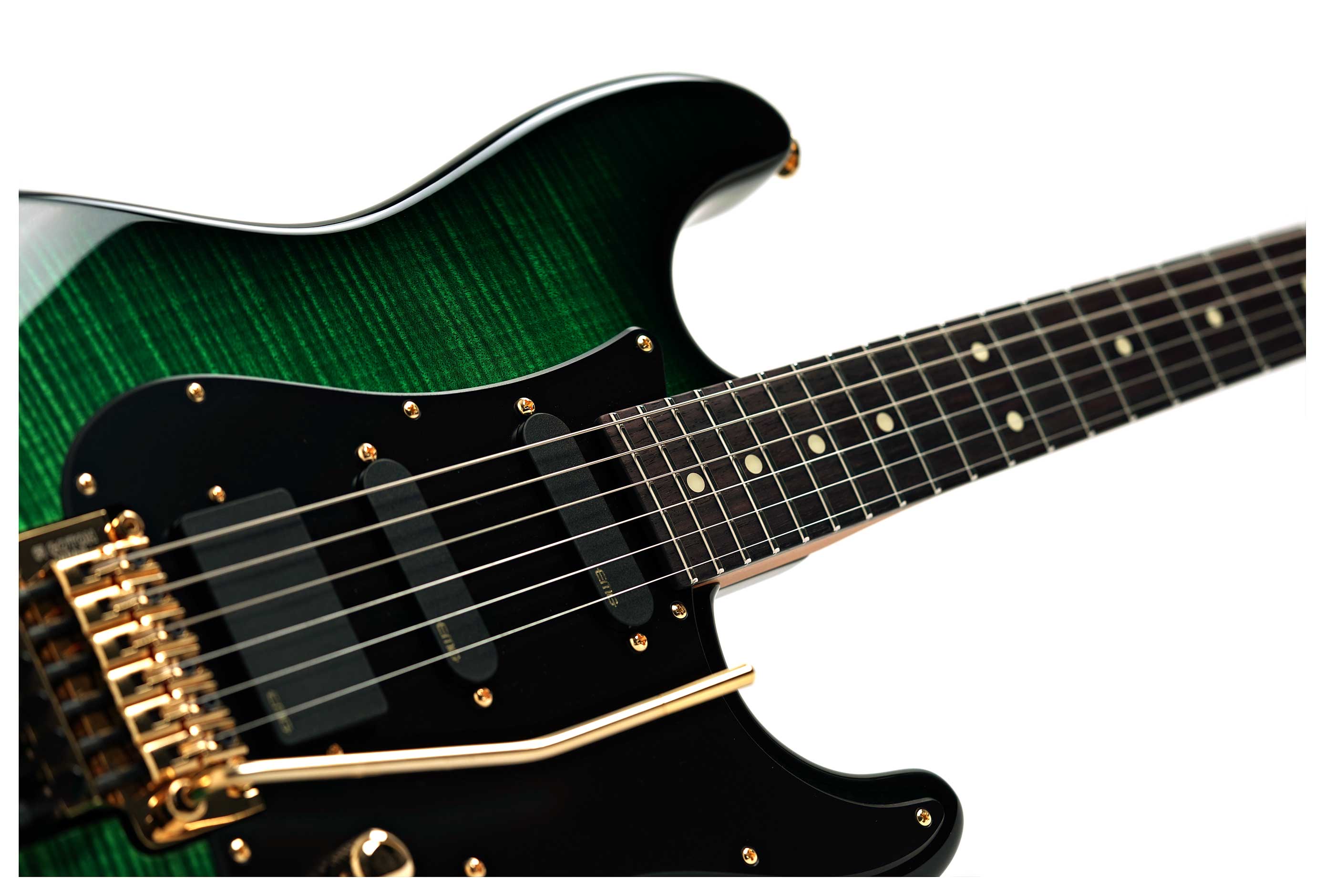 Suhr Classic S Studio Limited Edition Trans Green Burst #94011