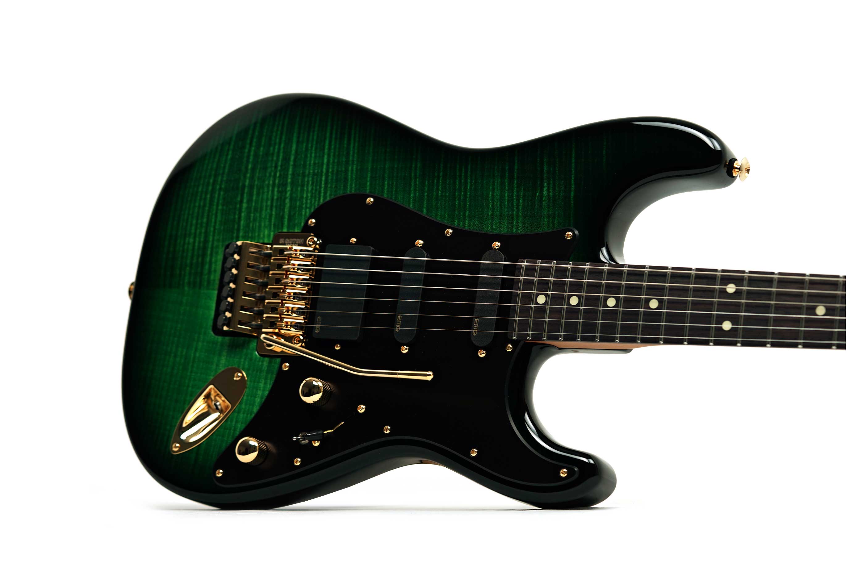 Suhr Classic S Studio Limited Edition Trans Green Burst #94011