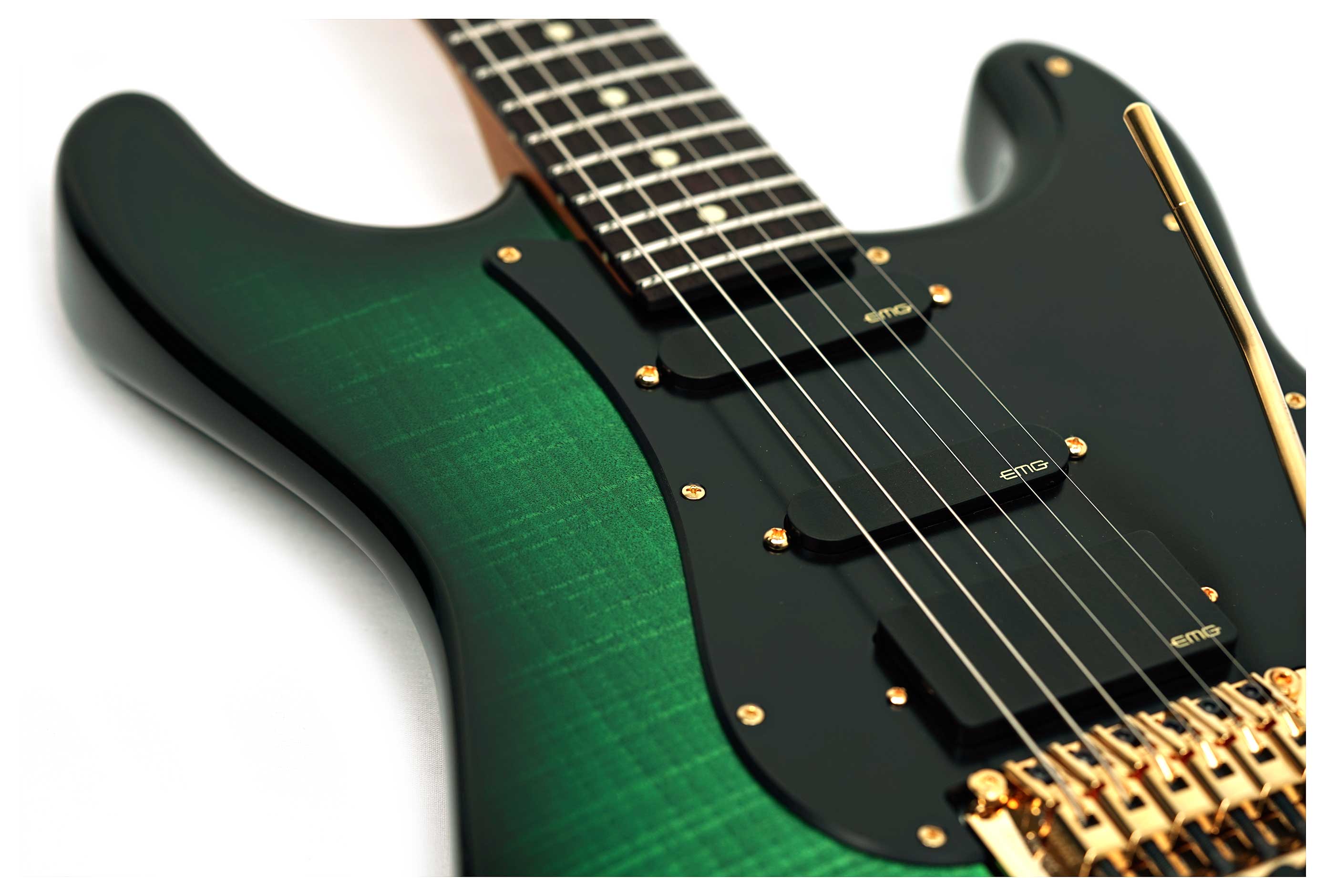 Suhr Classic S Studio Limited Edition Trans Green Burst #94011