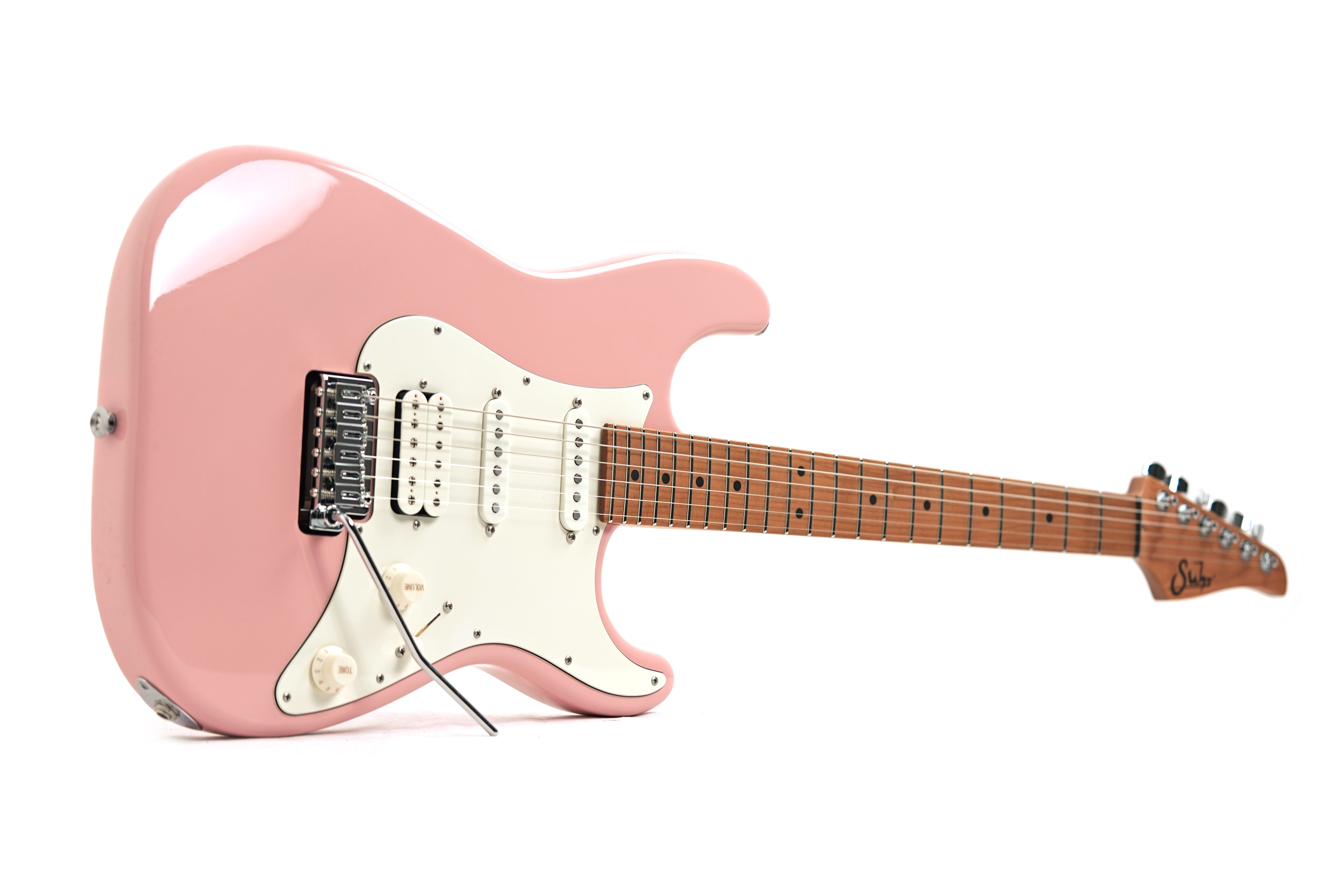 Suhr Classic S Antique Neoteric Limited Edition Shell Pink Roasted Maple Fingerboard HSS #94017
