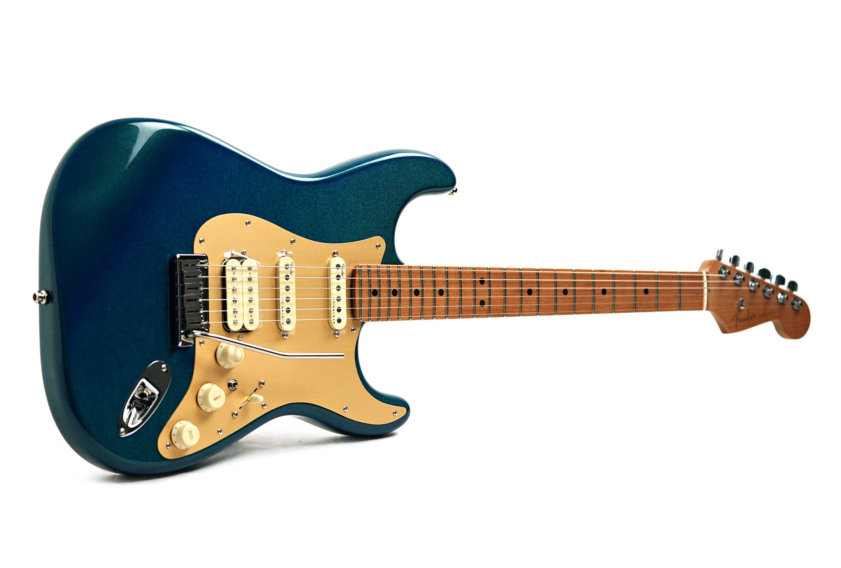 Fender Limited Edition American Ultra II Stratocaster HSS Roasted Maple Fingerboard Aurora #US26002781