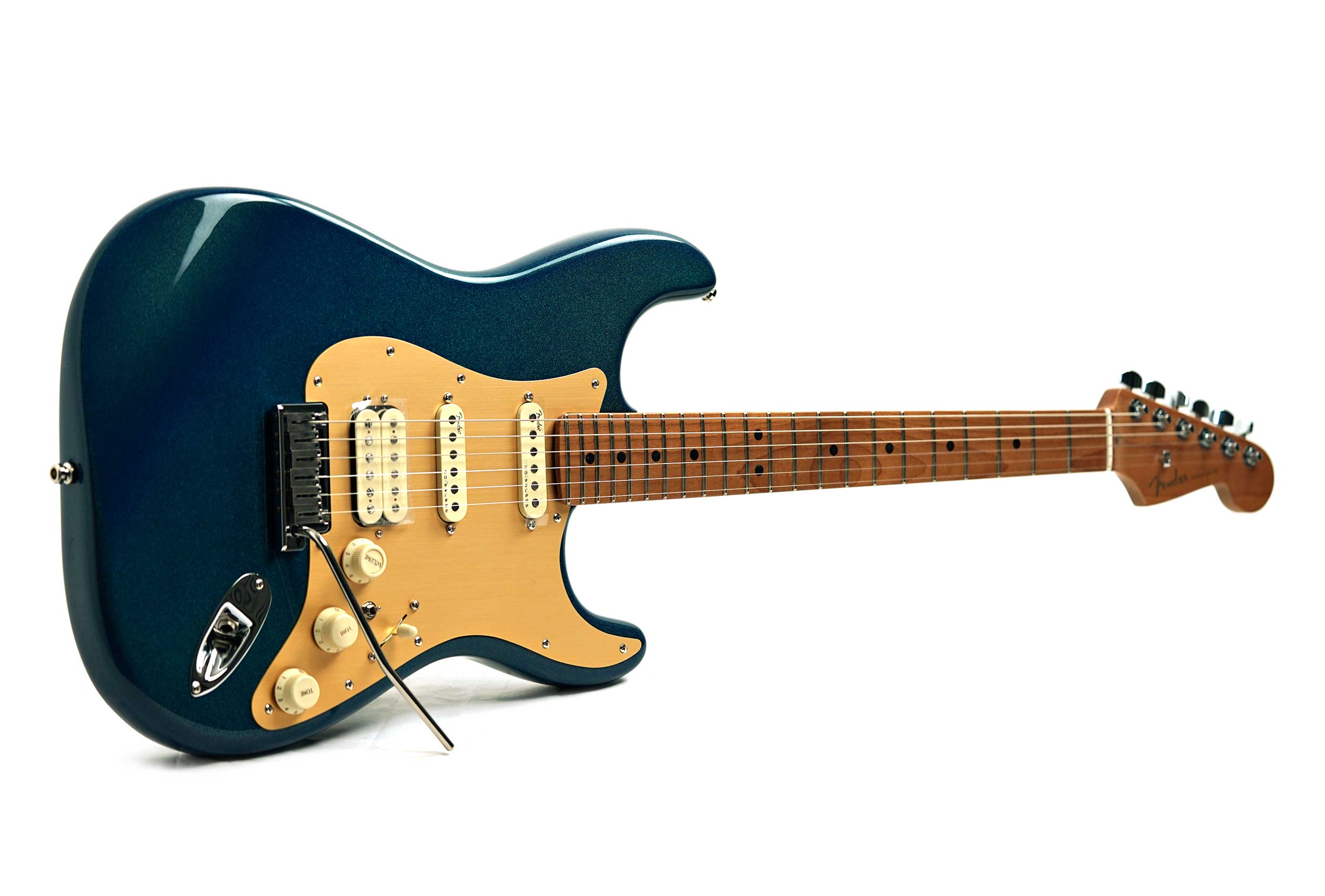 Fender Limited Edition American Ultra II Stratocaster HSS Roasted Maple Fingerboard Aurora #US26002779