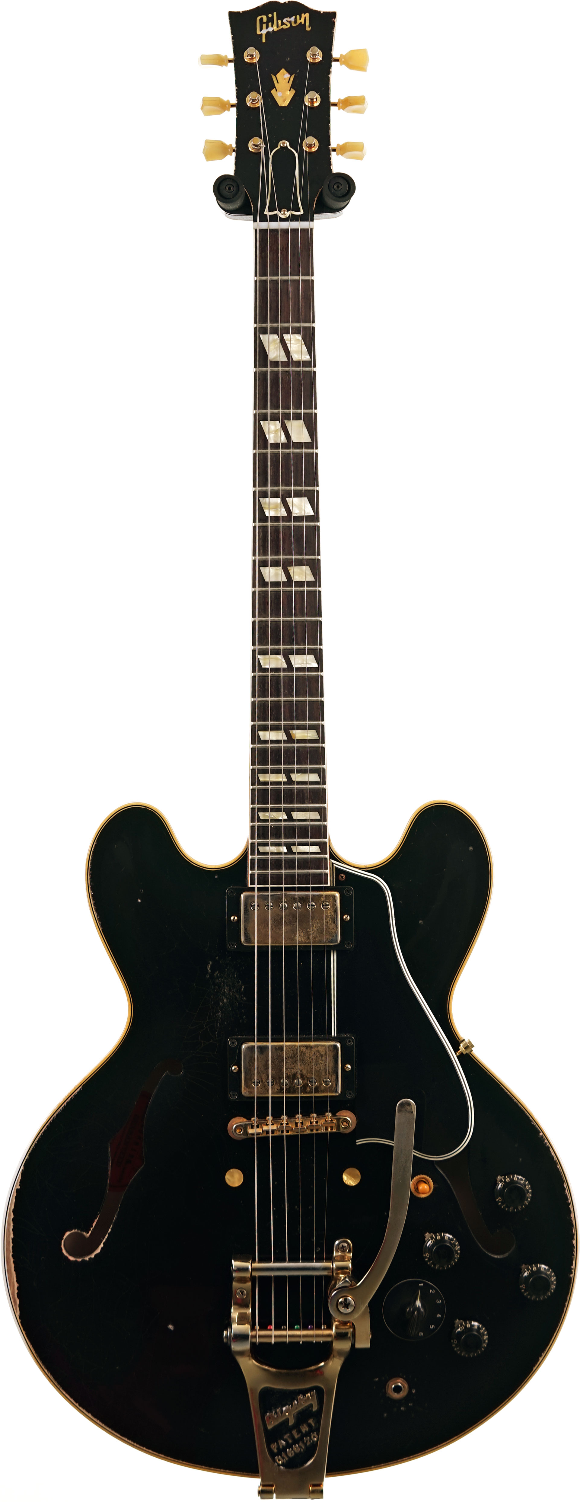 Gibson Custom Shop 1959 ES 345 Varitone Heavy Aged Ebony Bigsby #A960125