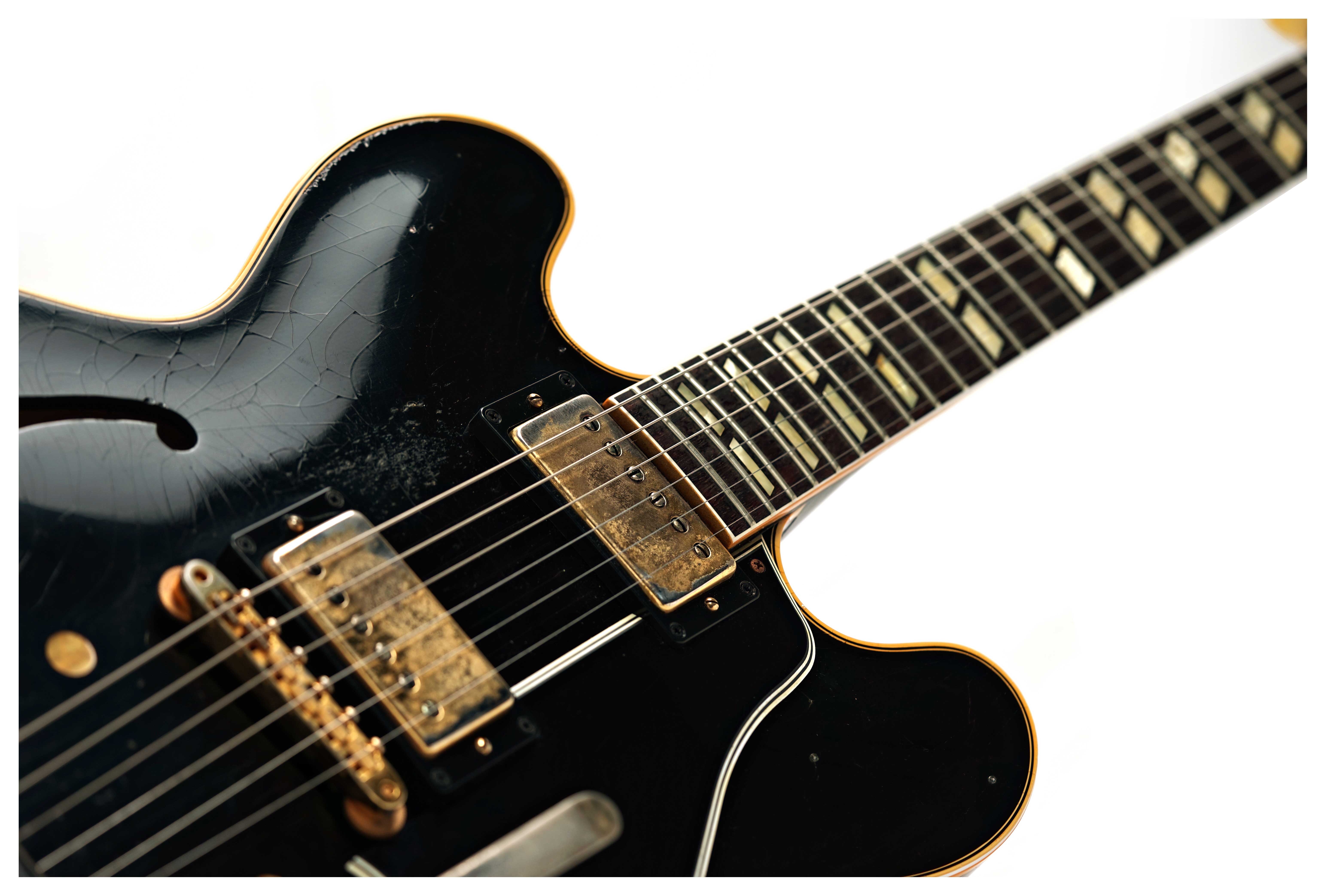 Gibson Custom Shop 1959 ES 345 Varitone Heavy Aged Ebony Bigsby #A960125