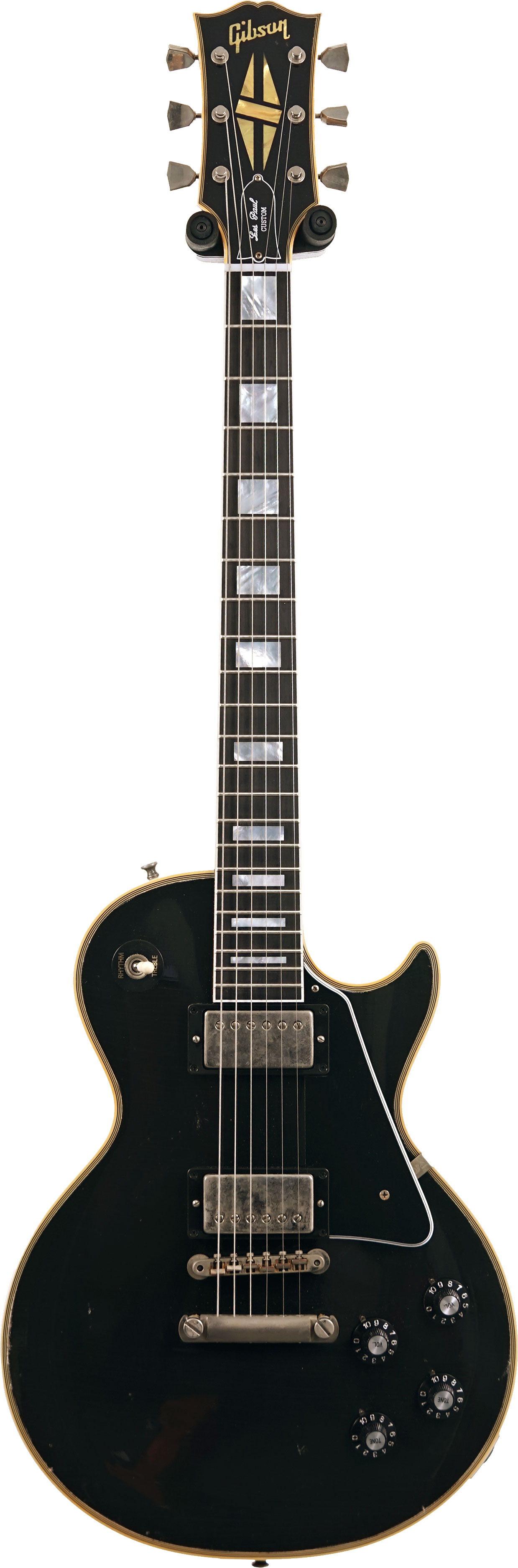 Gibson Custom Shop 1968 Les Paul Custom Ebony Top Gold Back #604498