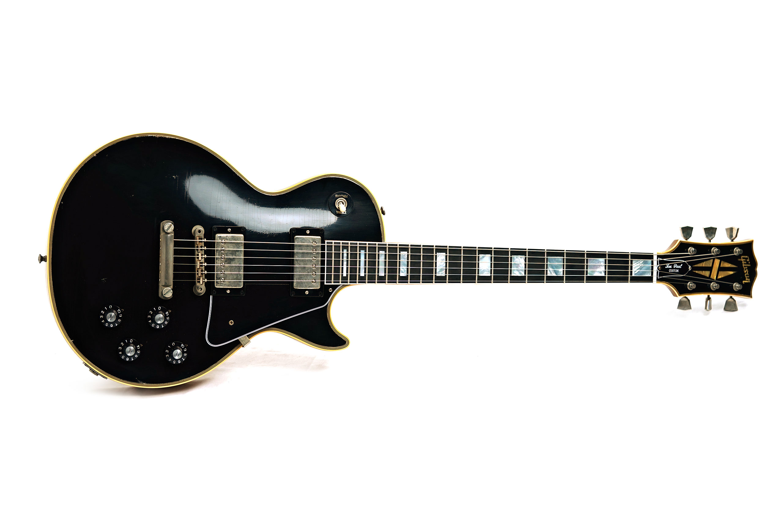 Gibson Custom Shop 1968 Les Paul Custom Ebony Top Gold Back #604498
