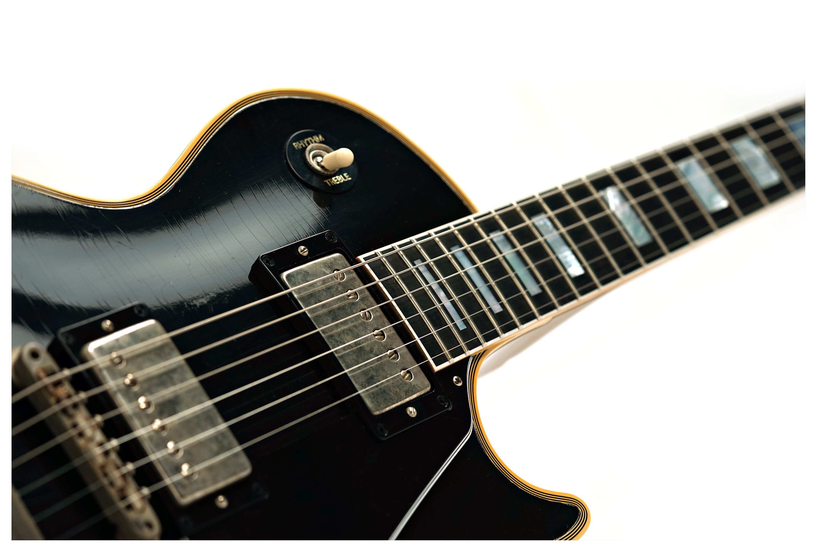 Gibson Custom Shop 1968 Les Paul Custom Ebony Top Gold Back #604498