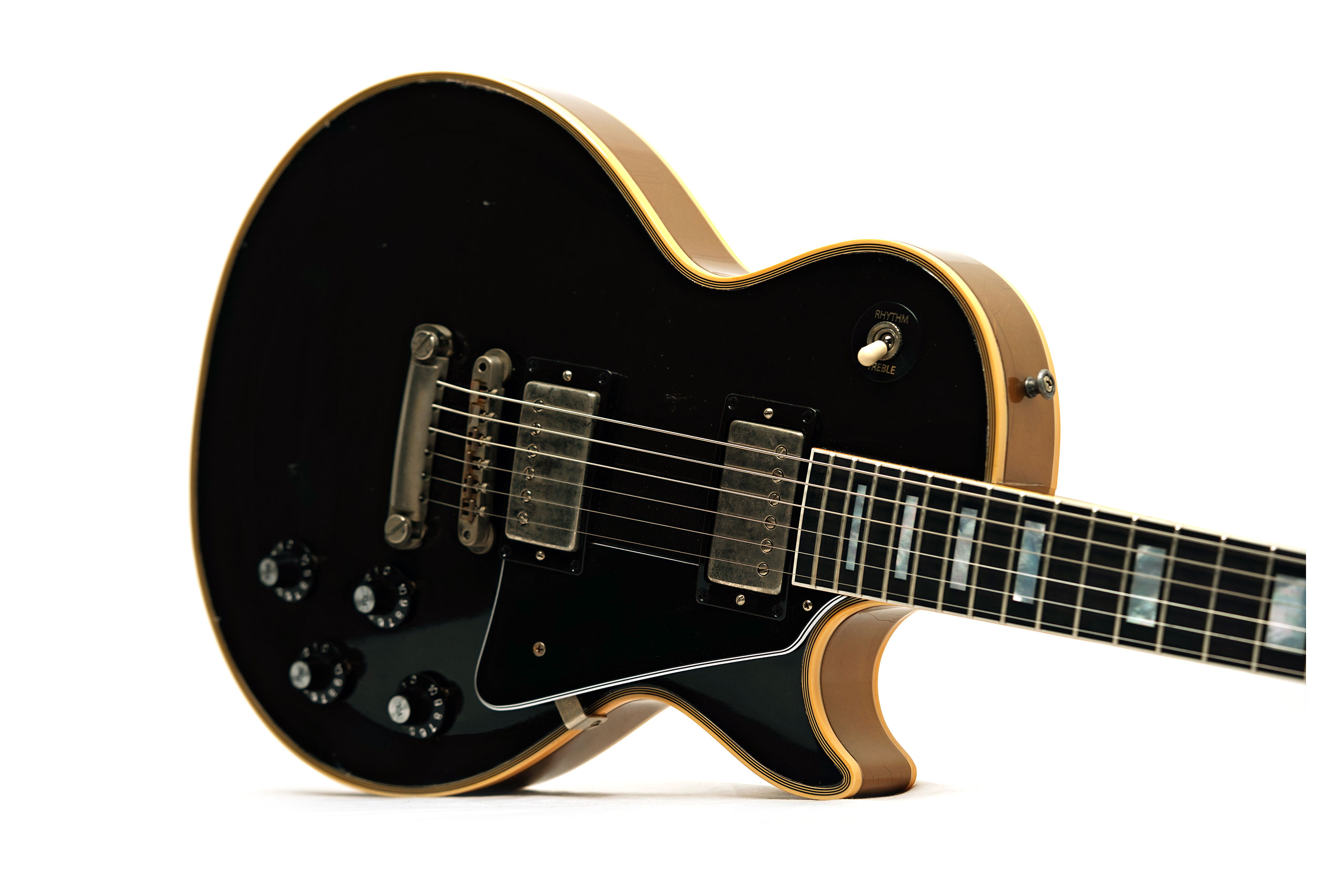 Gibson Custom Shop 1968 Les Paul Custom Ebony Top Gold Back #604498