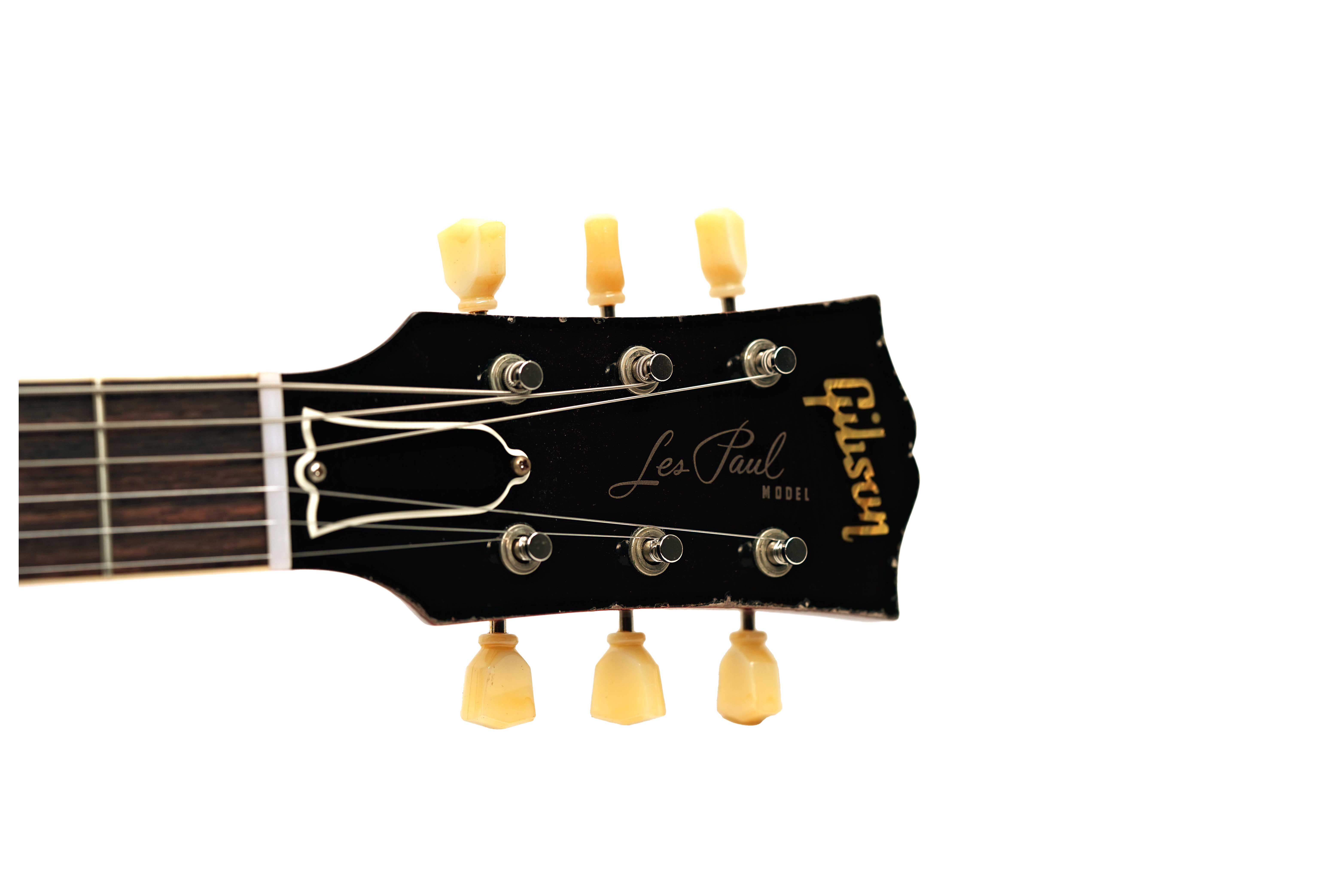 Gibson Custom Shop 1959 Les Paul Standard Birdseye Maple BOTB Page 151 Light Aged Peach Tea Burst #960059