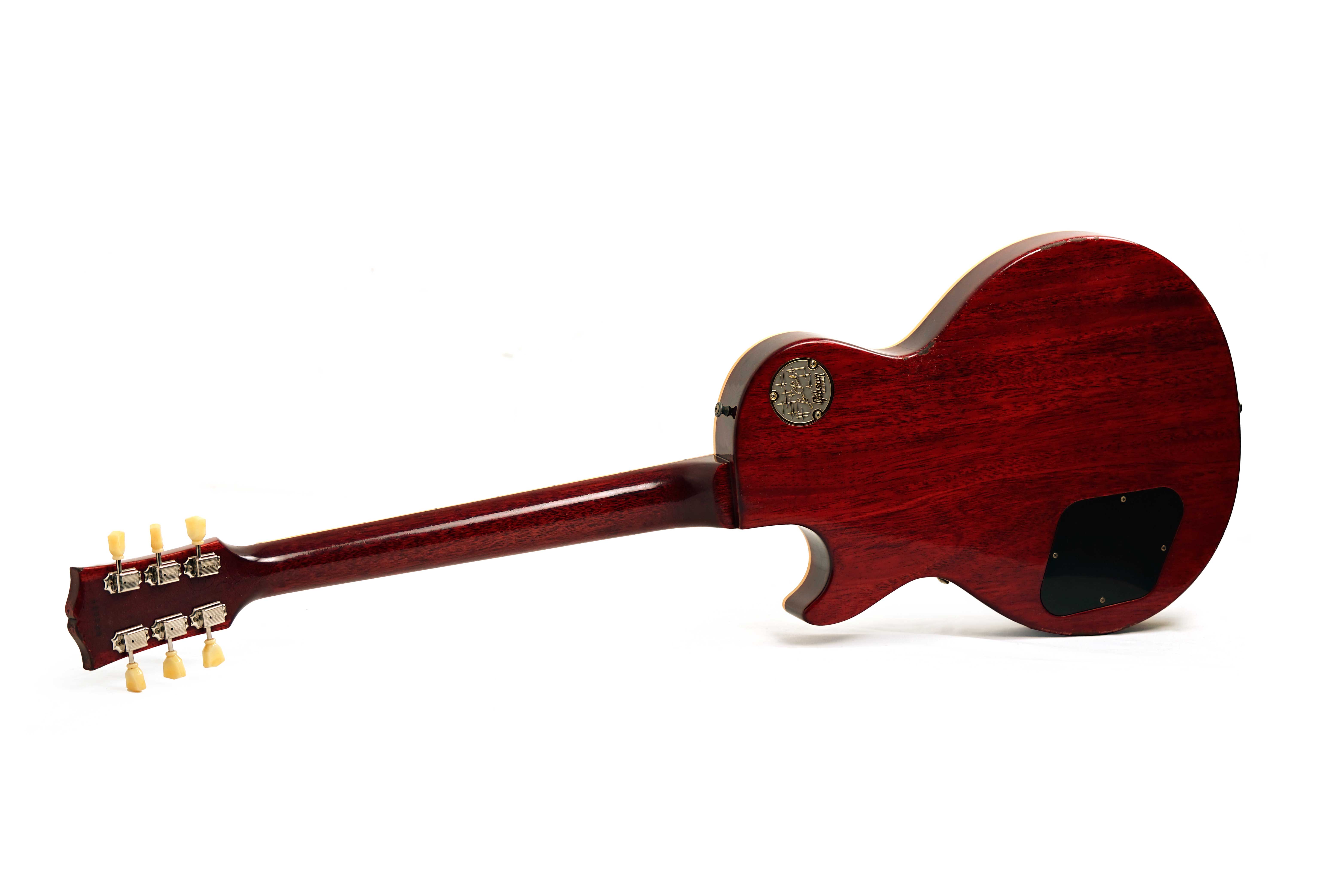 Gibson Custom Shop 1959 Les Paul Standard Birdseye Maple BOTB Page 151 Light Aged Peach Tea Burst #960059