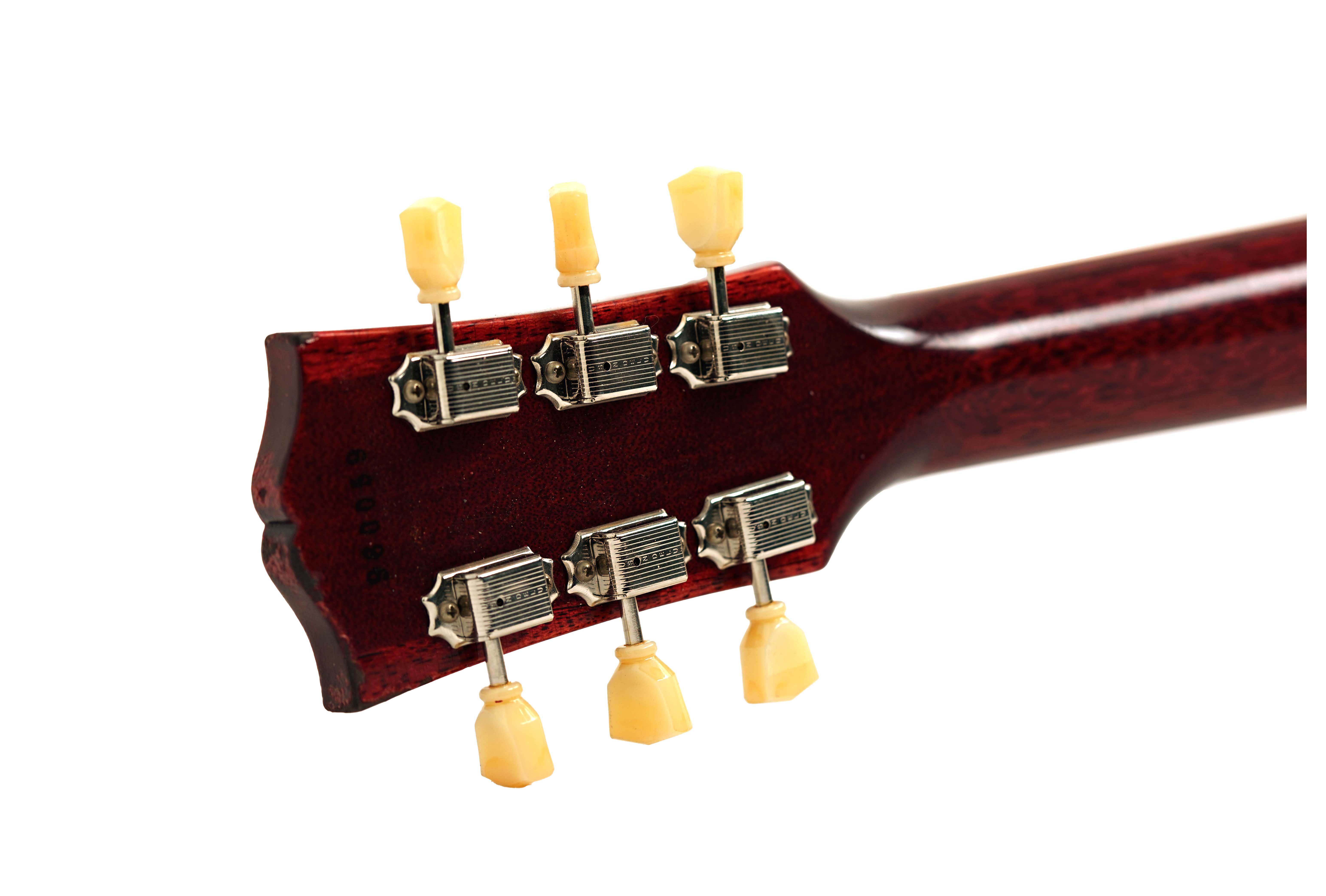 Gibson Custom Shop 1959 Les Paul Standard Birdseye Maple BOTB Page 151 Light Aged Peach Tea Burst #960059