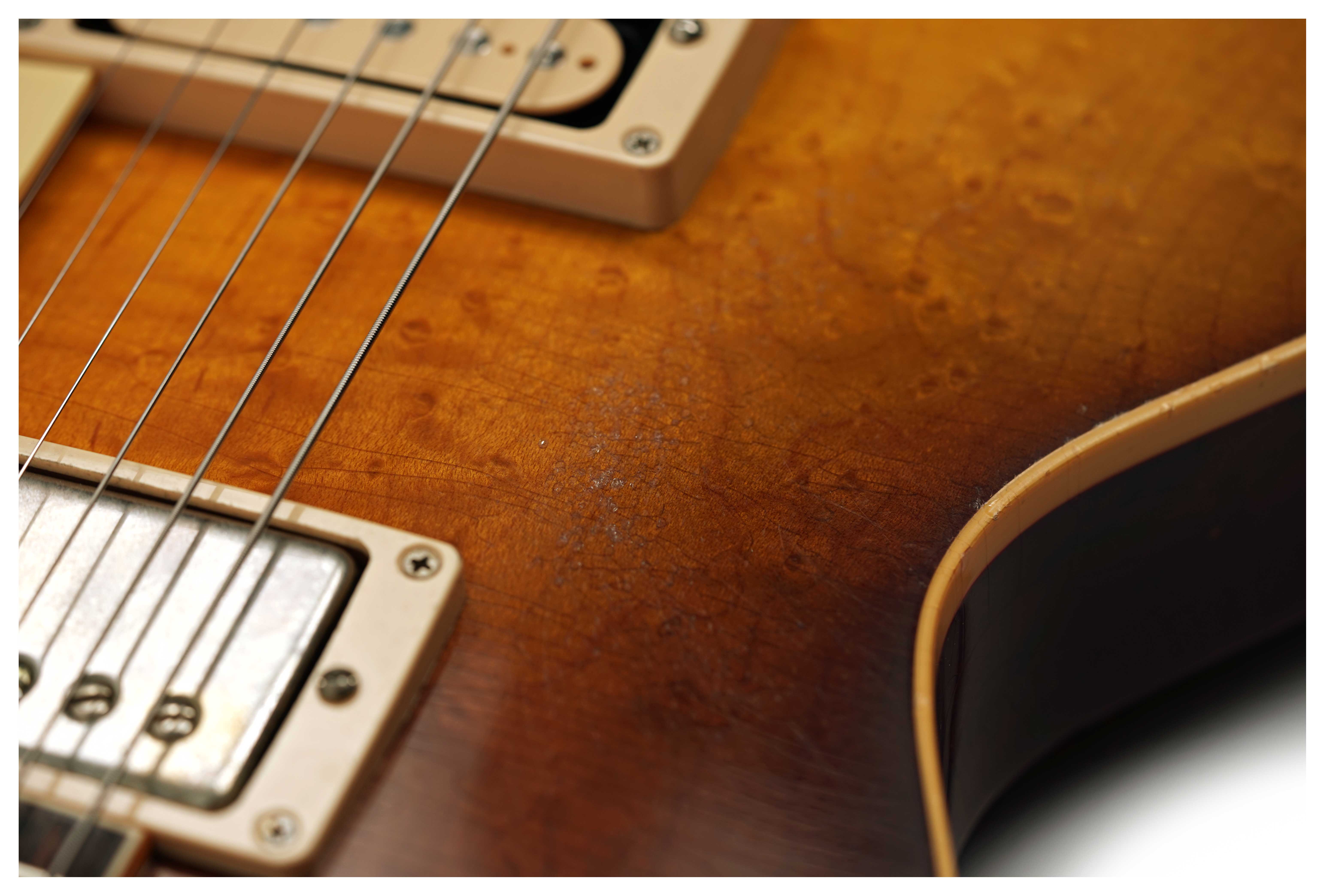 Gibson Custom Shop 1959 Les Paul Standard Birdseye Maple BOTB Page 151 Light Aged Peach Tea Burst #960059
