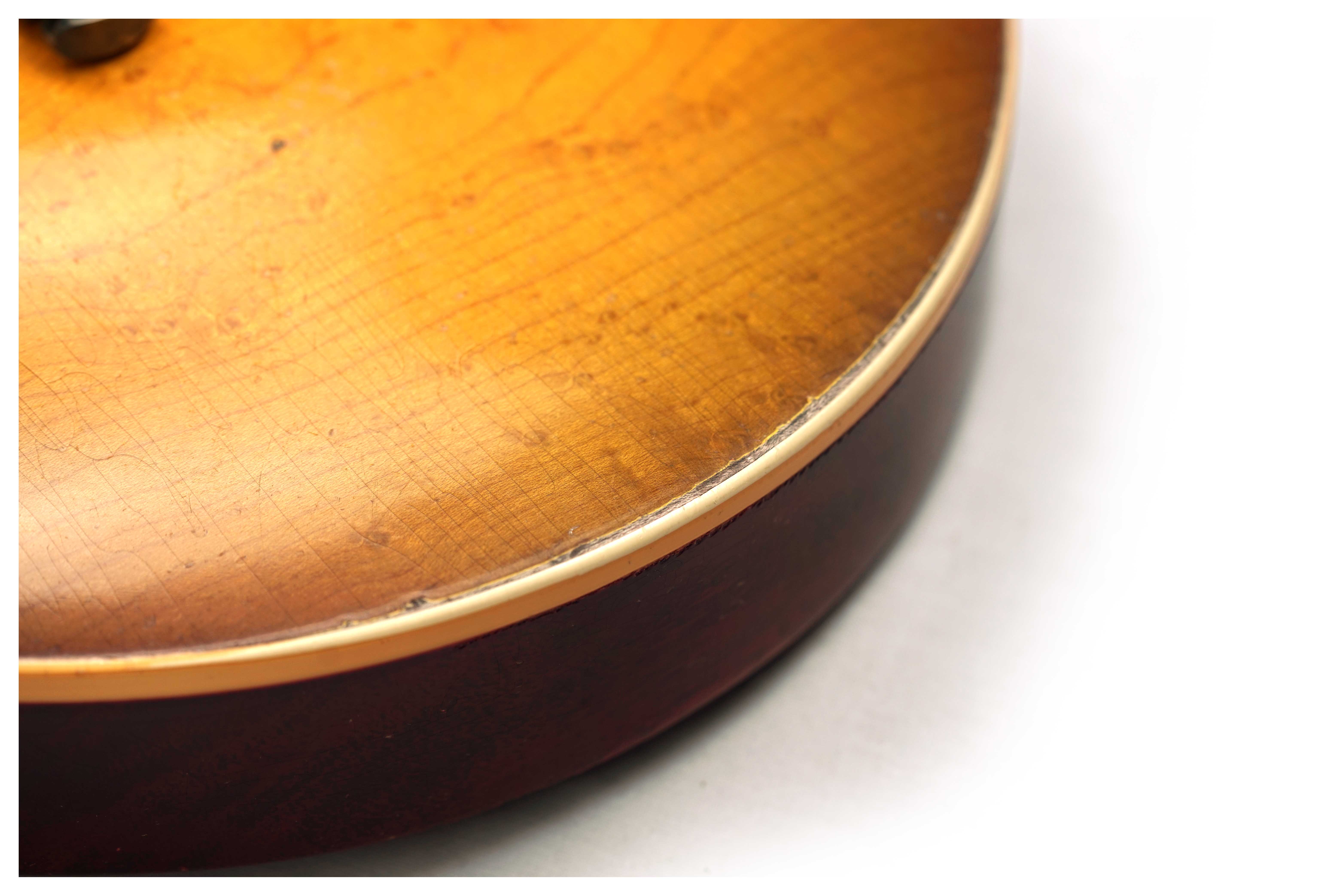 Gibson Custom Shop 1959 Les Paul Standard Birdseye Maple BOTB Page 151 Light Aged Peach Tea Burst #960059