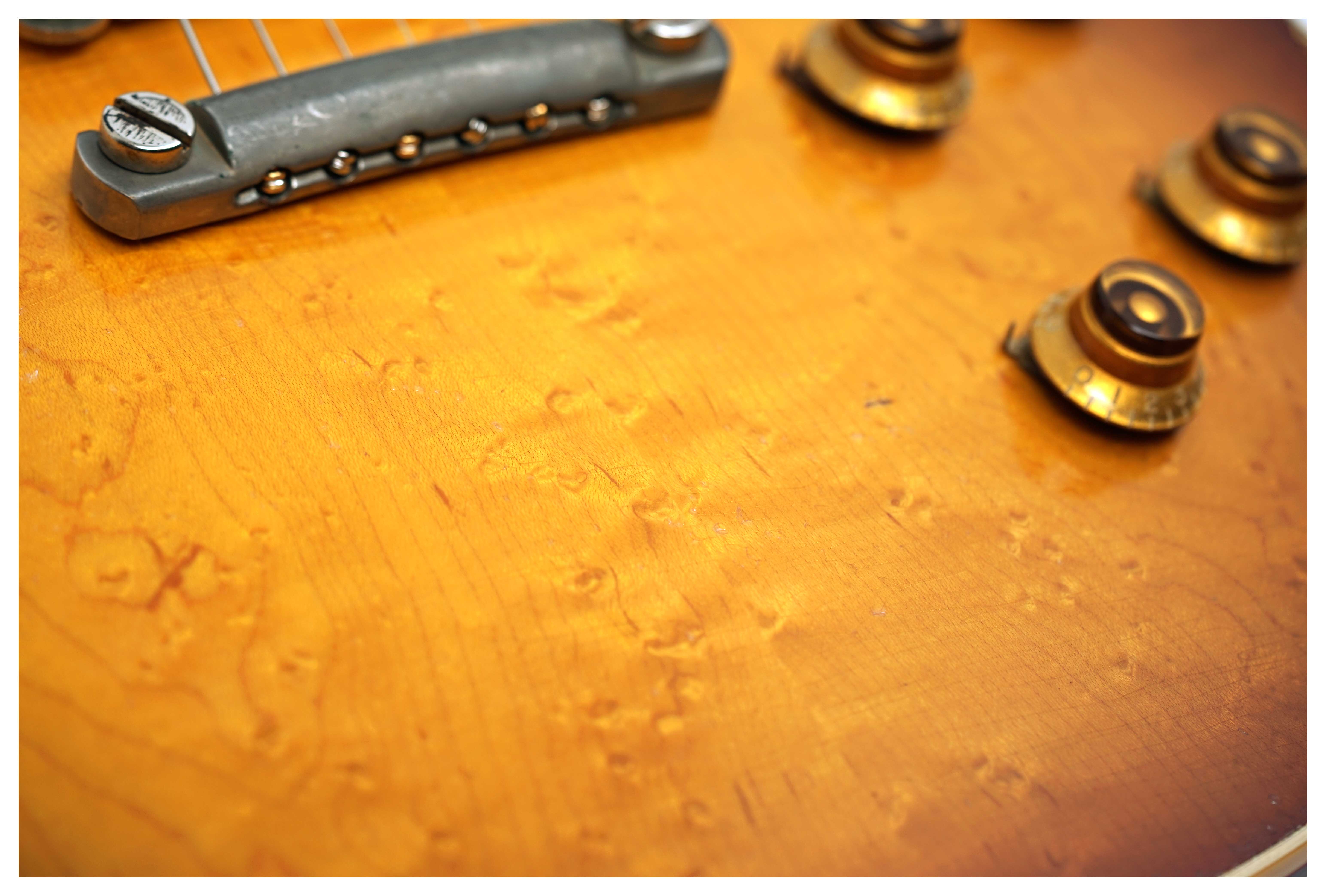Gibson Custom Shop 1959 Les Paul Standard Birdseye Maple BOTB Page 151 Light Aged Peach Tea Burst #960059