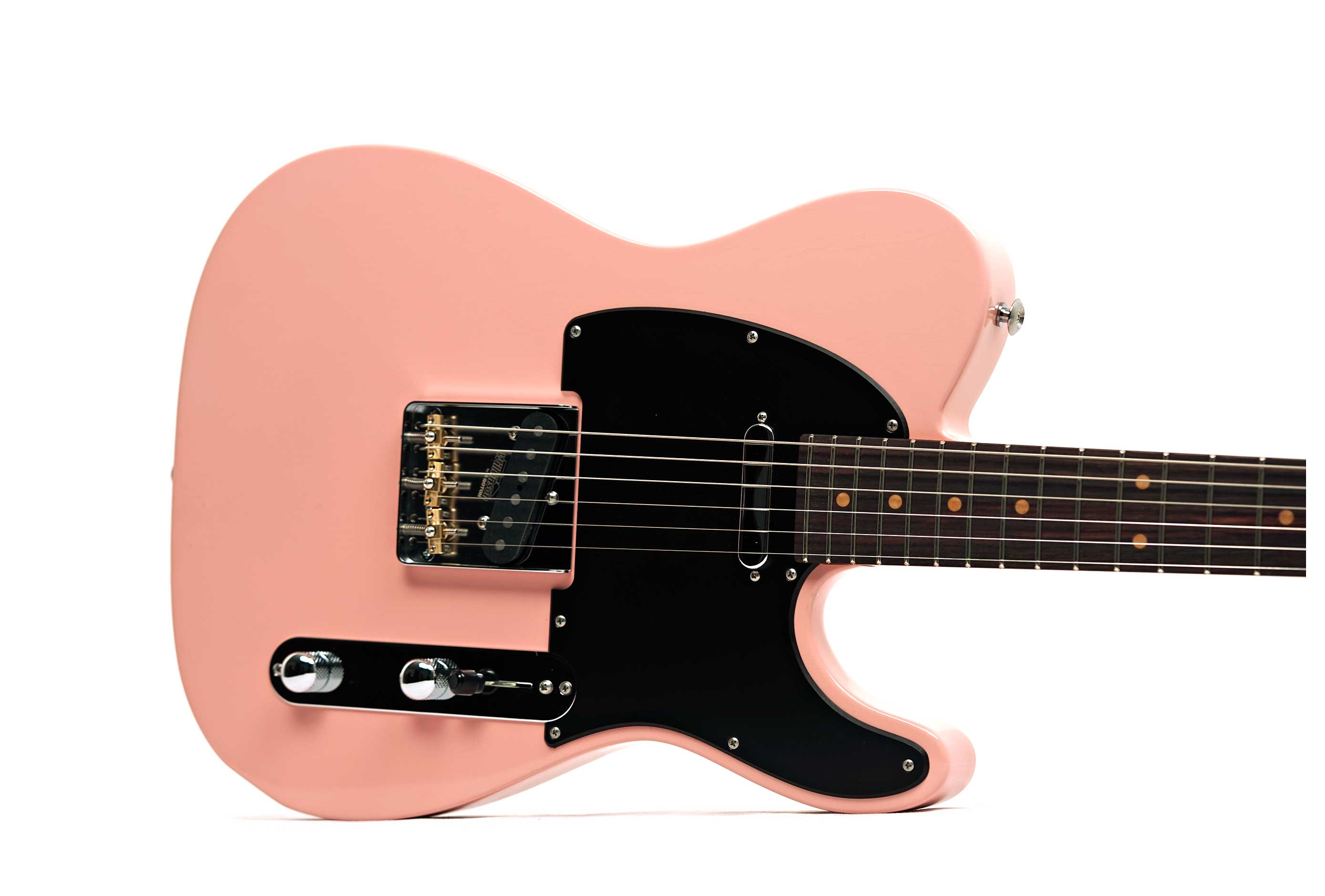 Suhr Dealer Select Classic T Vintage Shell Pink Black Pickguard #94953