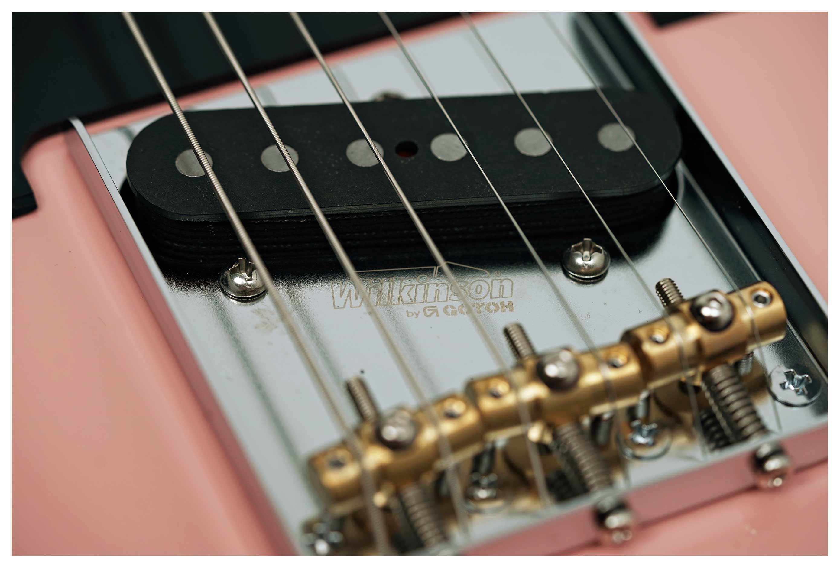 Suhr Dealer Select Classic T Vintage Shell Pink Black Pickguard #94953