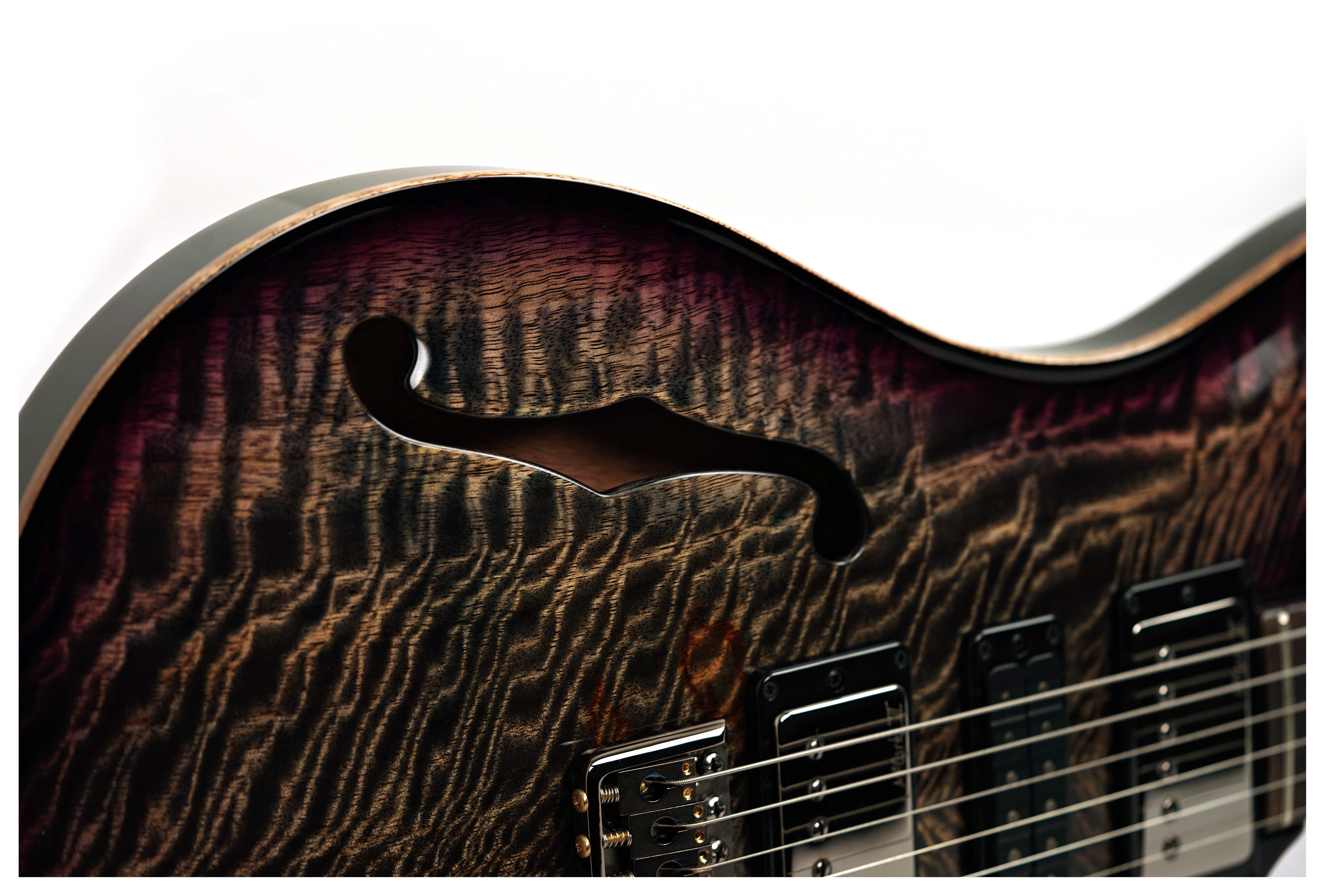 PRS Limited Edition Special Semi-Hollow Mango Charcoal Purple Burst #0422254