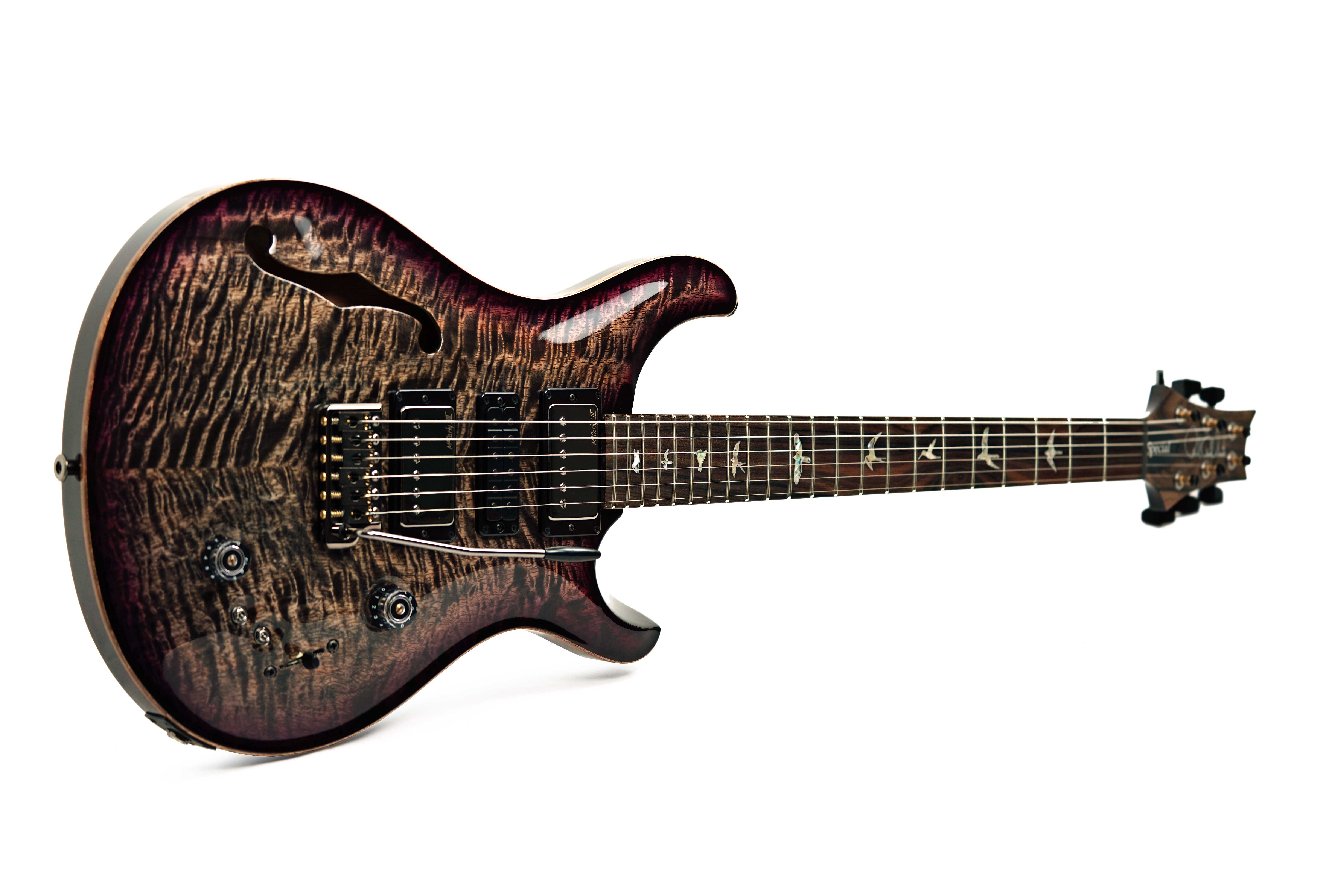 PRS Limited Edition Special Semi-Hollow Mango Charcoal Purple Burst #0422822