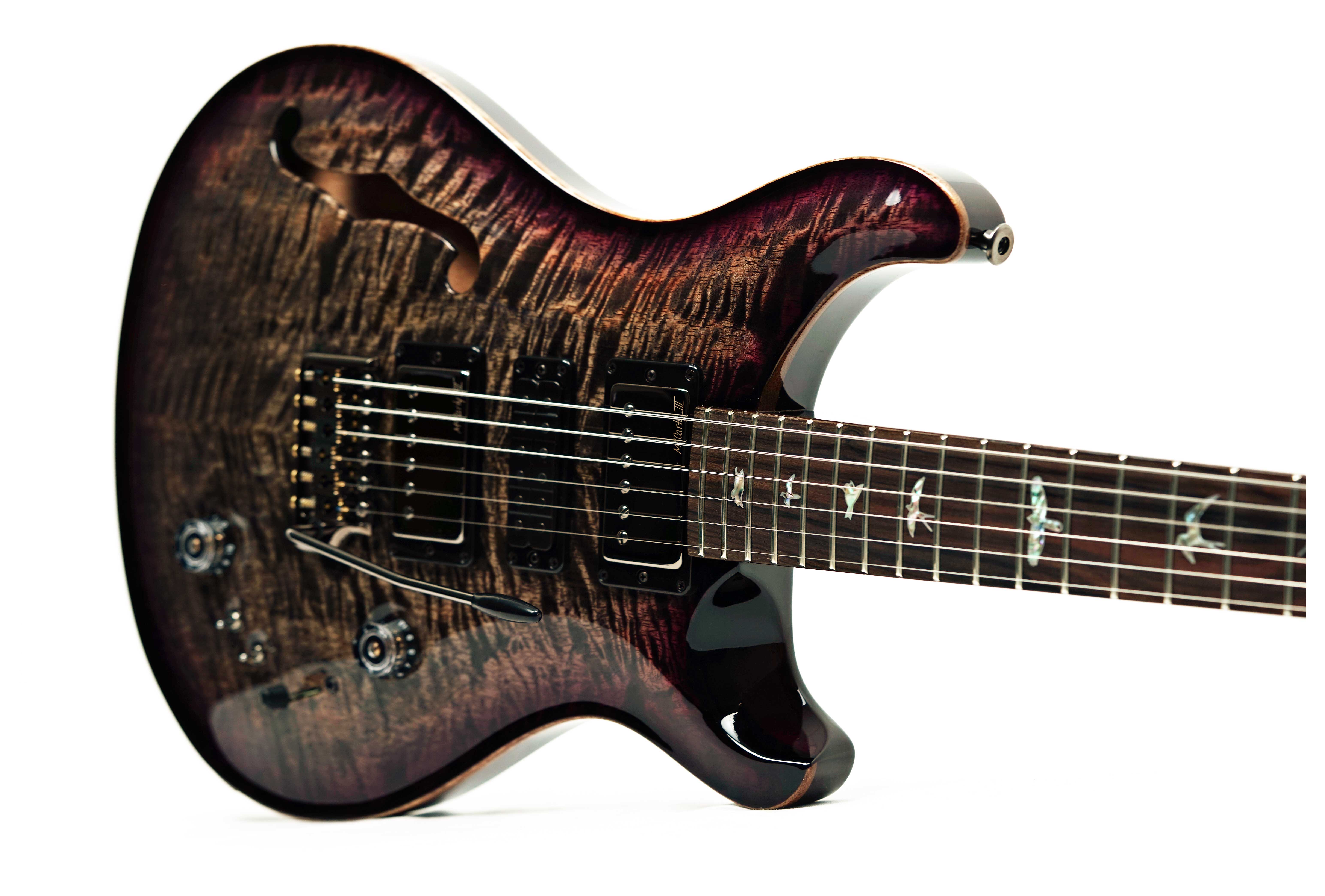 PRS Limited Edition Special Semi-Hollow Mango Charcoal Purple Burst #0422822