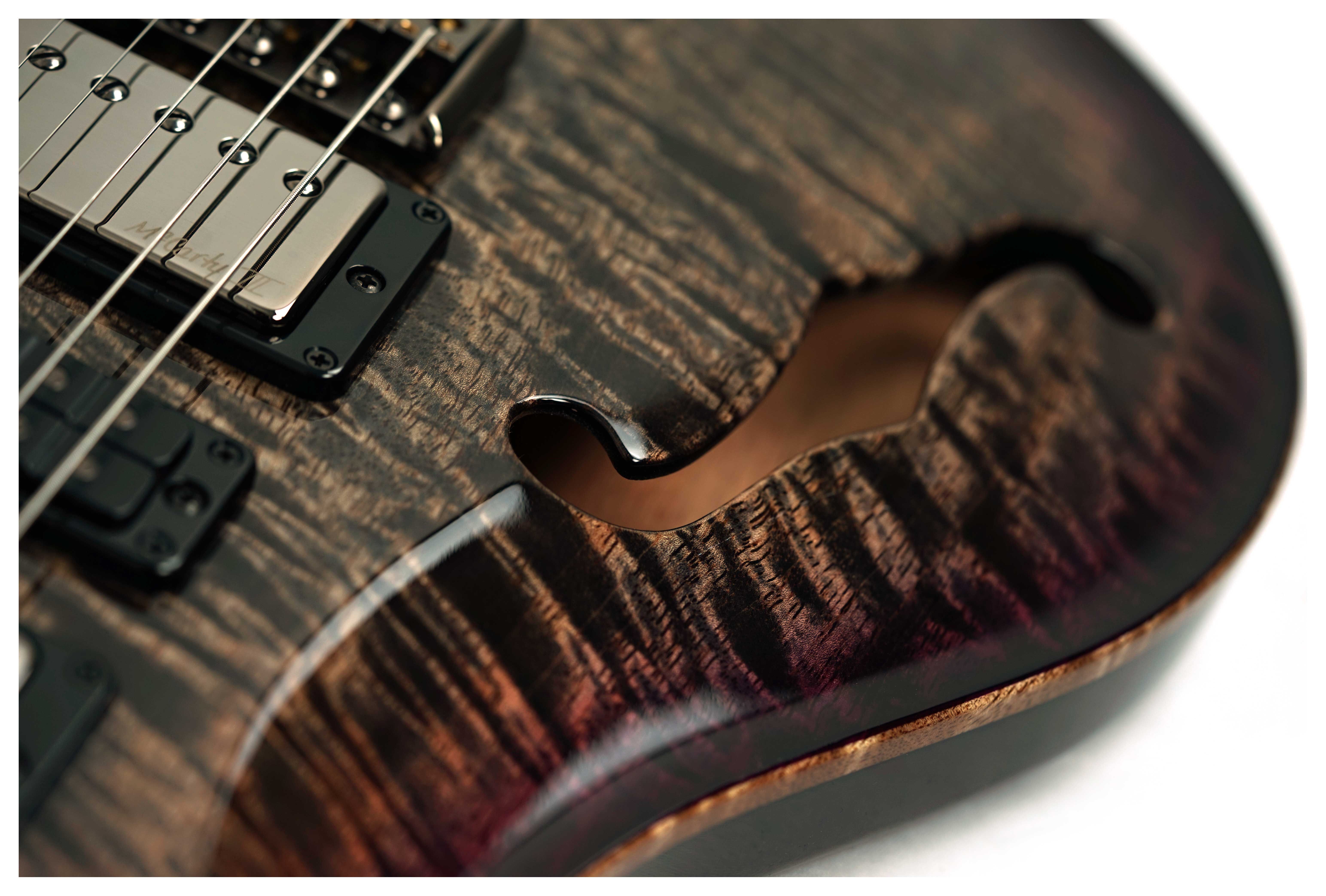PRS Limited Edition Special Semi-Hollow Mango Charcoal Purple Burst #0422822