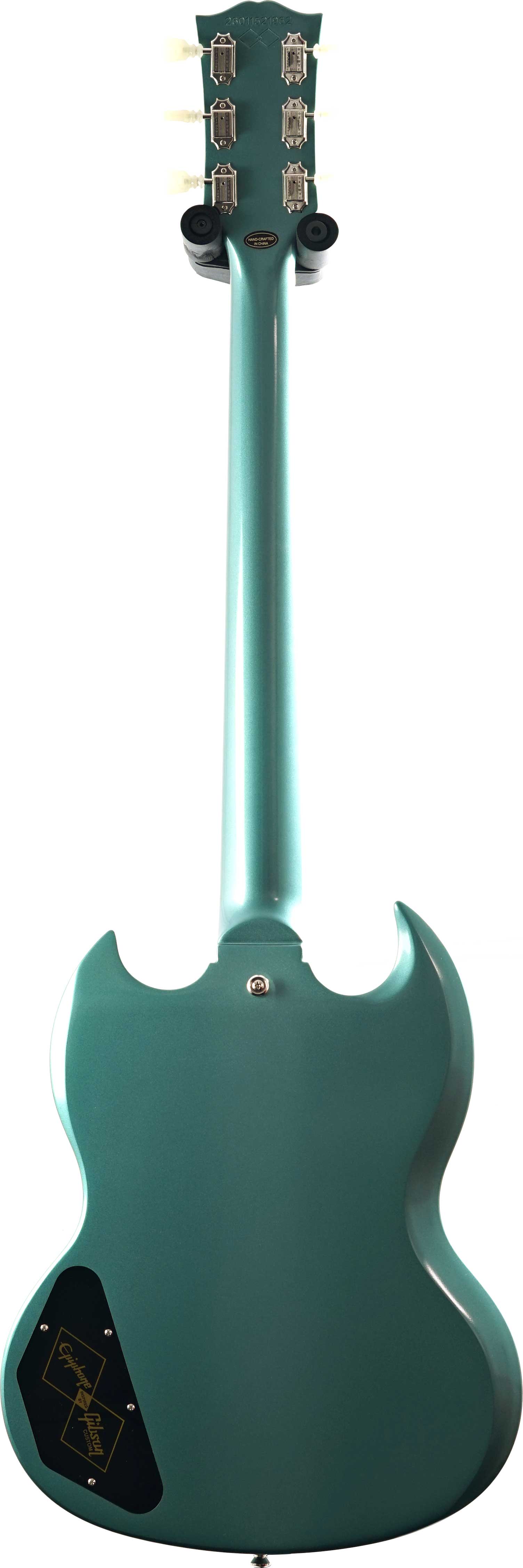 Epiphone Inspired by Gibson Custom 1964 SG Standard with Maestro Vibrola Reissue Pelham Blue (Ex-Demo) #26011521962