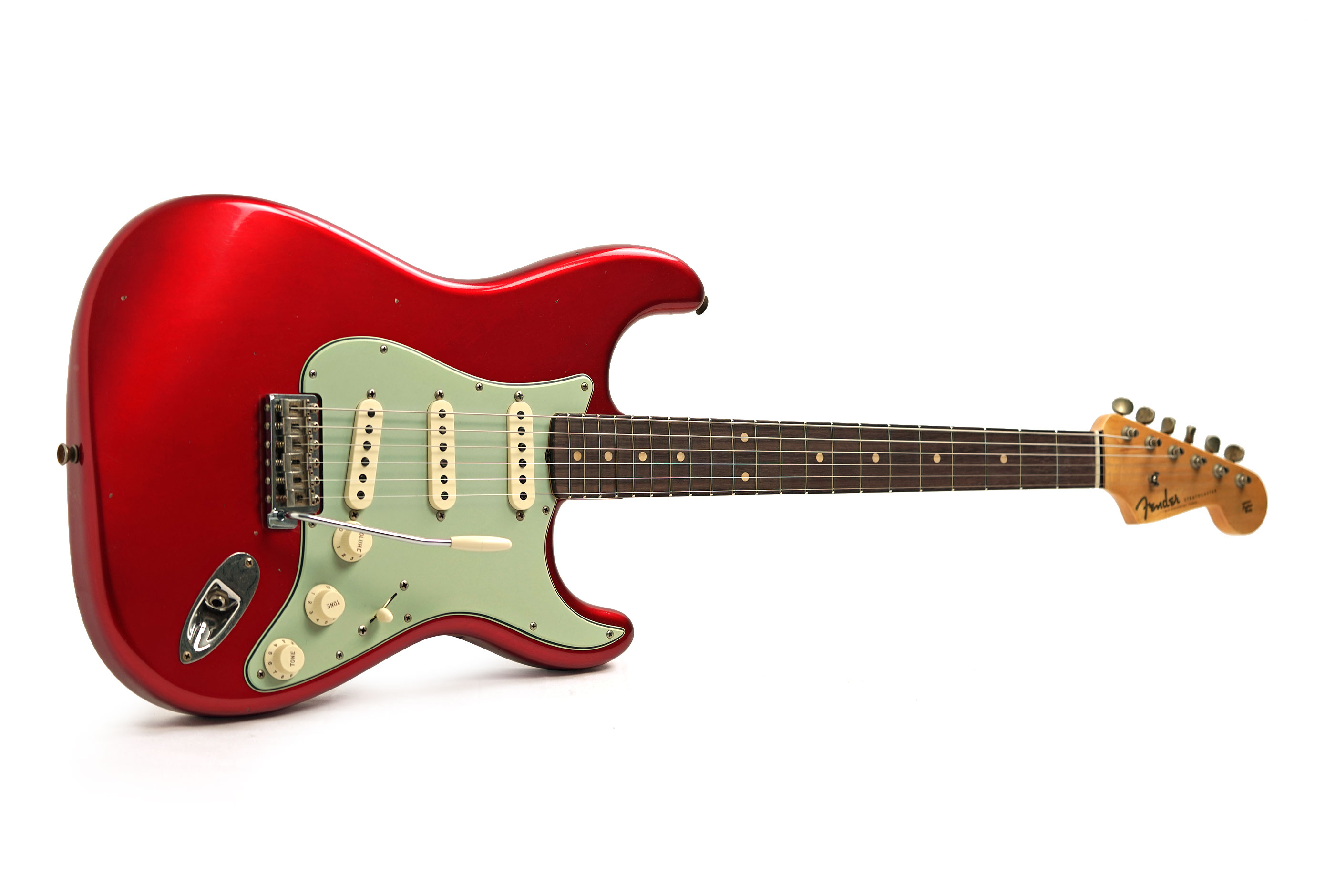 Fender Custom Shop 1960 Stratocaster Journeyman Relic Aged Candy Apple Red Rosewood Fingerboard #CZ591963