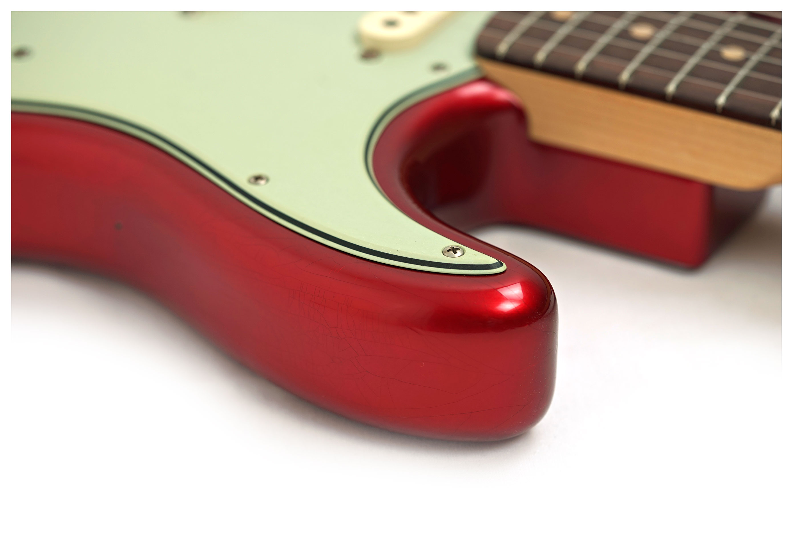 Fender Custom Shop 1960 Stratocaster Journeyman Relic Aged Candy Apple Red Rosewood Fingerboard #CZ591963