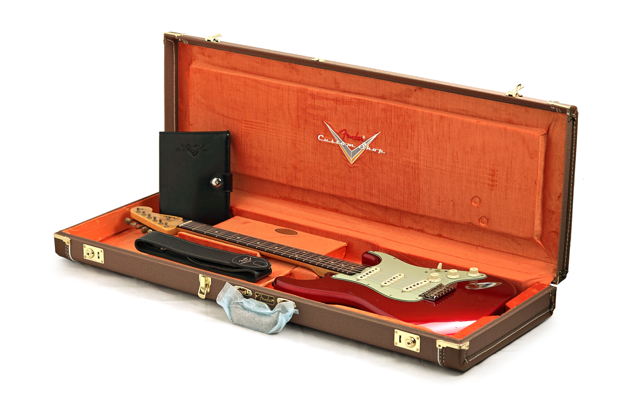 Fender Custom Shop 1960 Stratocaster Journeyman Relic Aged Candy Apple Red Rosewood Fingerboard #CZ591963