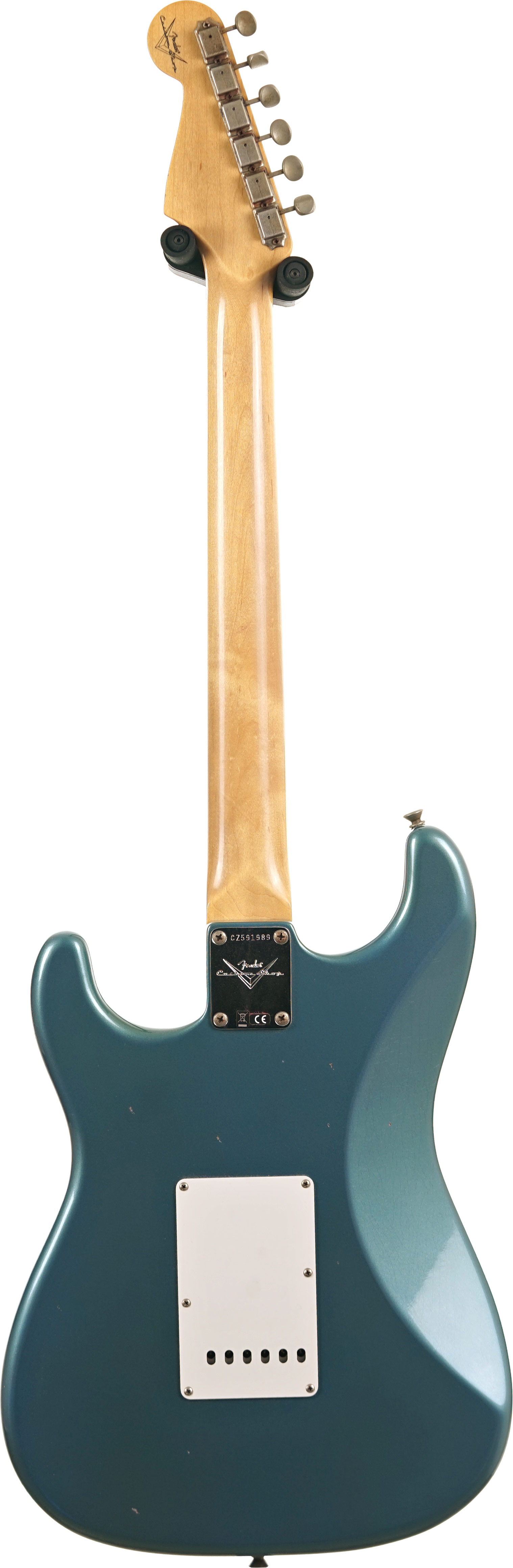 Fender Custom Shop 1960 Stratocaster Journeyman Relic Aged Lake Placid Blue Rosewood Fingerboard #CZ591989