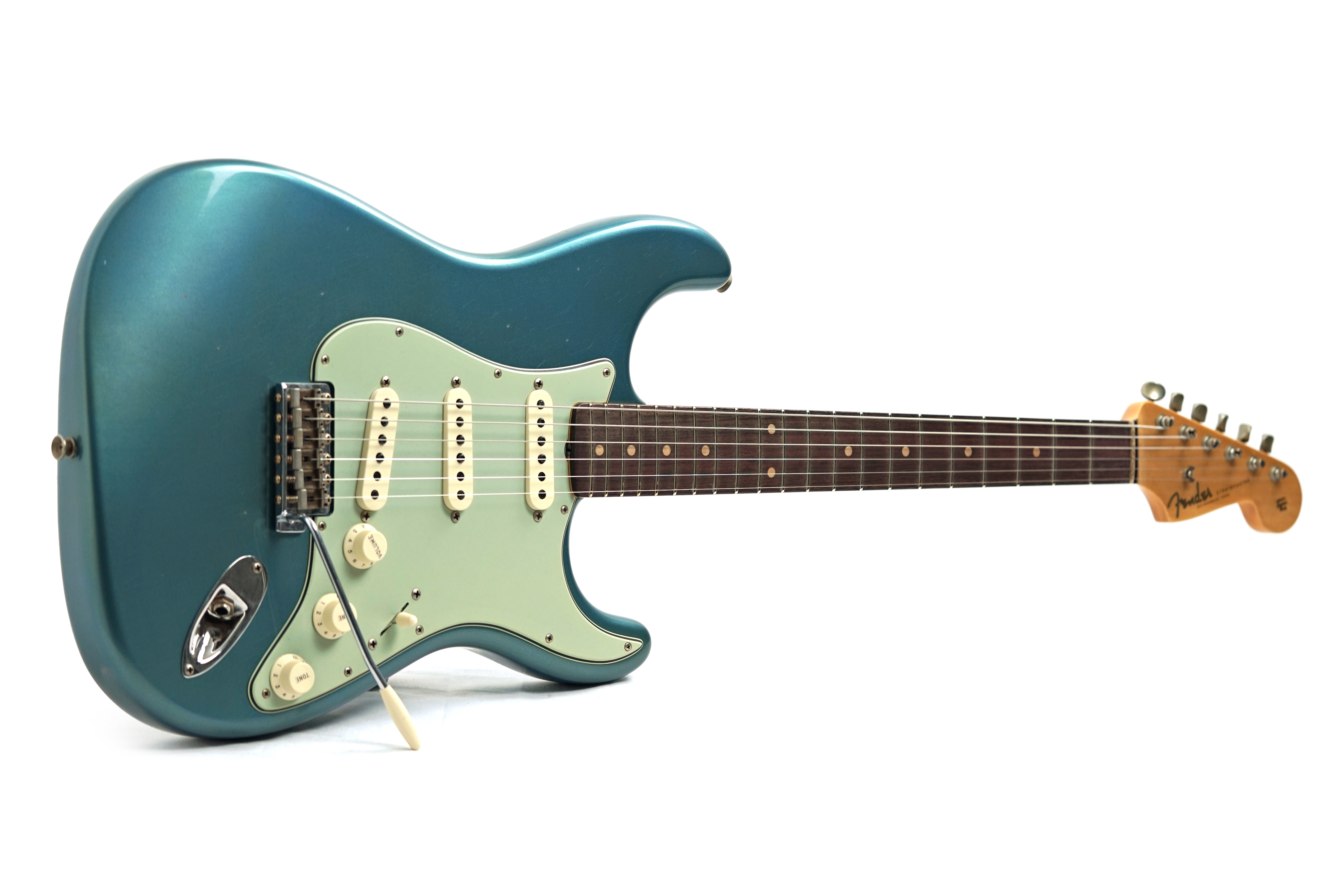Fender Custom Shop 1960 Stratocaster Journeyman Relic Aged Lake Placid Blue Rosewood Fingerboard #CZ591989