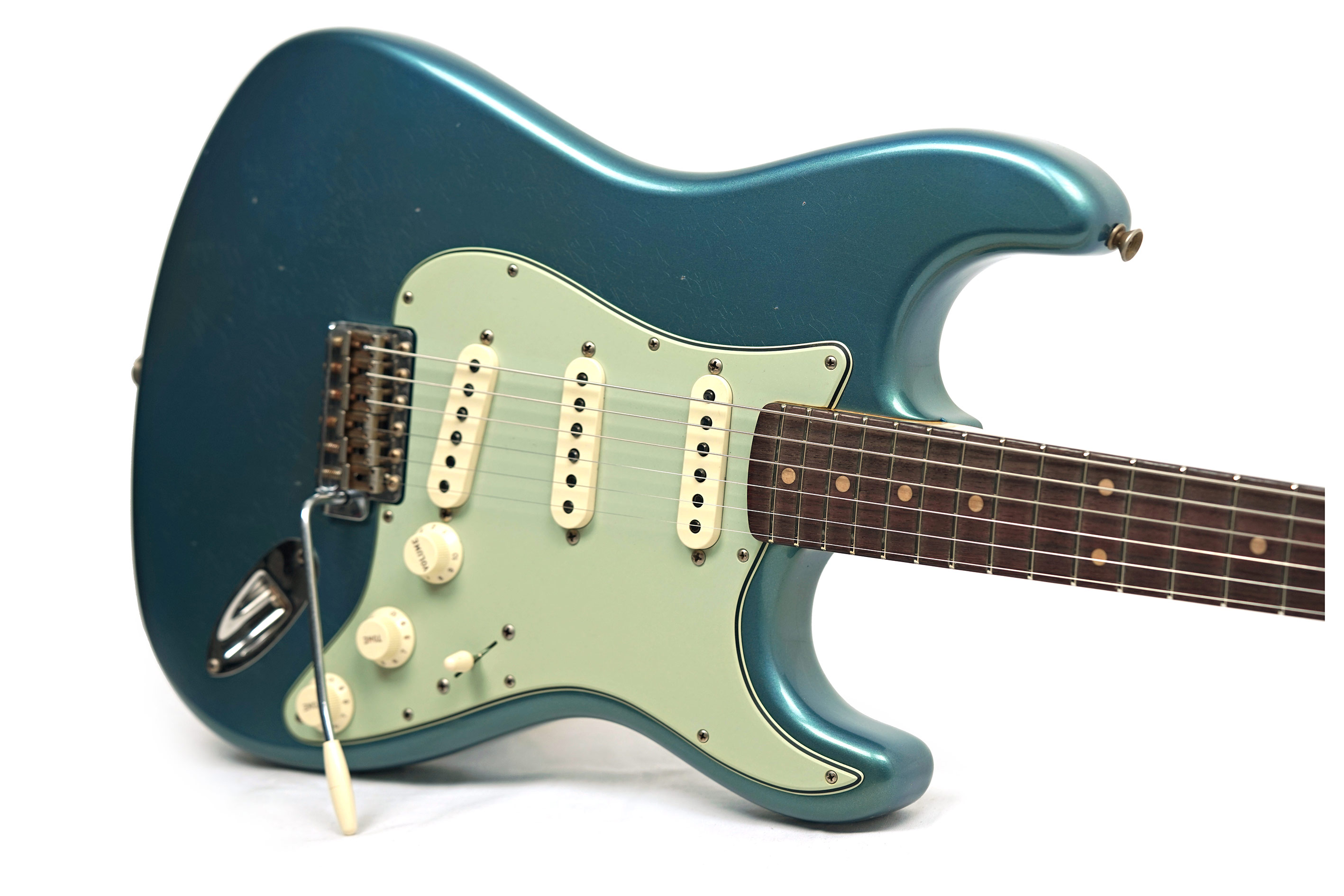 Fender Custom Shop 1960 Stratocaster Journeyman Relic Aged Lake Placid Blue Rosewood Fingerboard #CZ591989