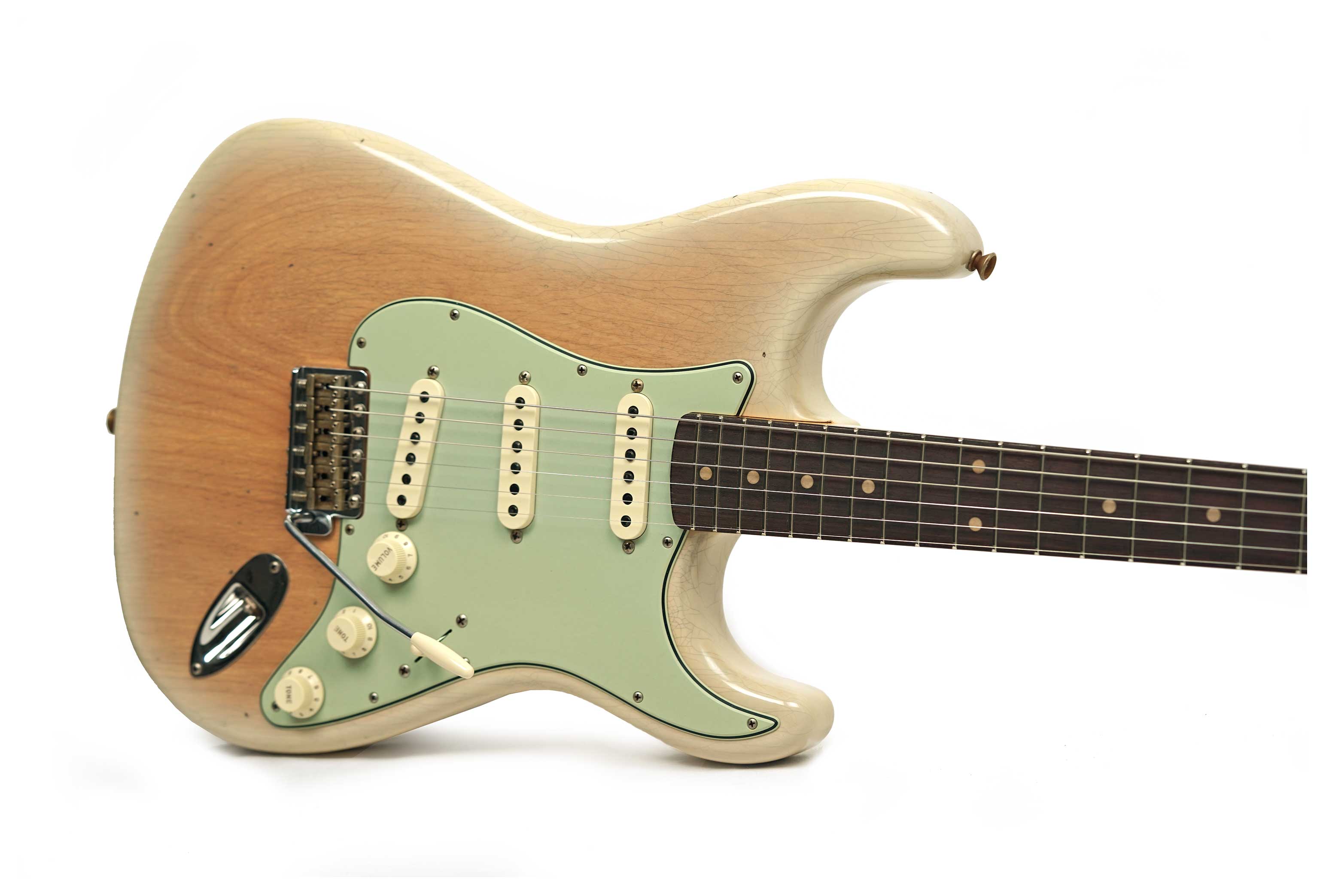 Fender Custom Shop 1960 Stratocaster Journeyman Relic Aged Natural Blonde Rosewood Fingerboard #CZ552263