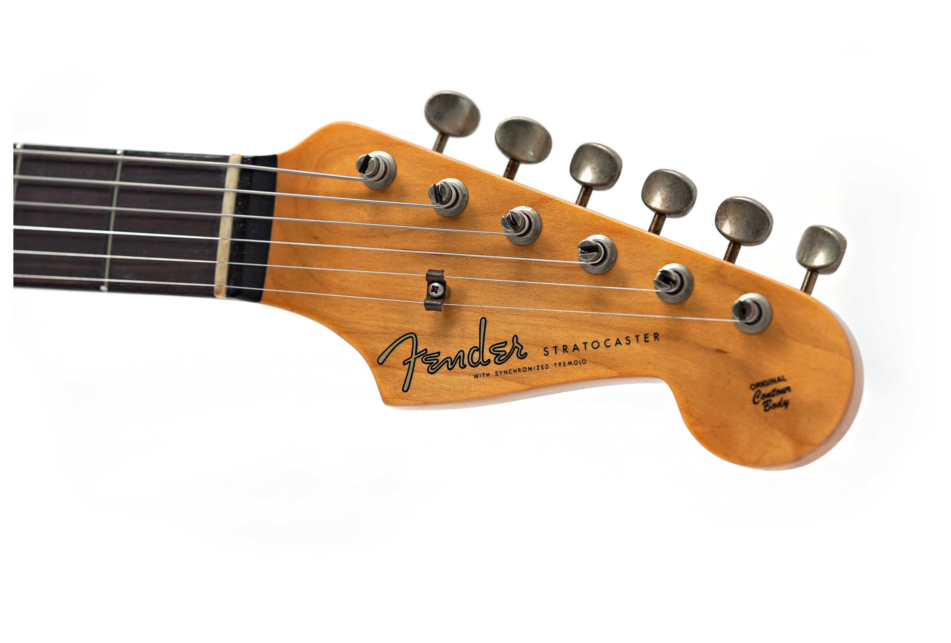 Fender Custom Shop 1960 Stratocaster Journeyman Relic Aged Natural Blonde Rosewood Fingerboard #CZ552263