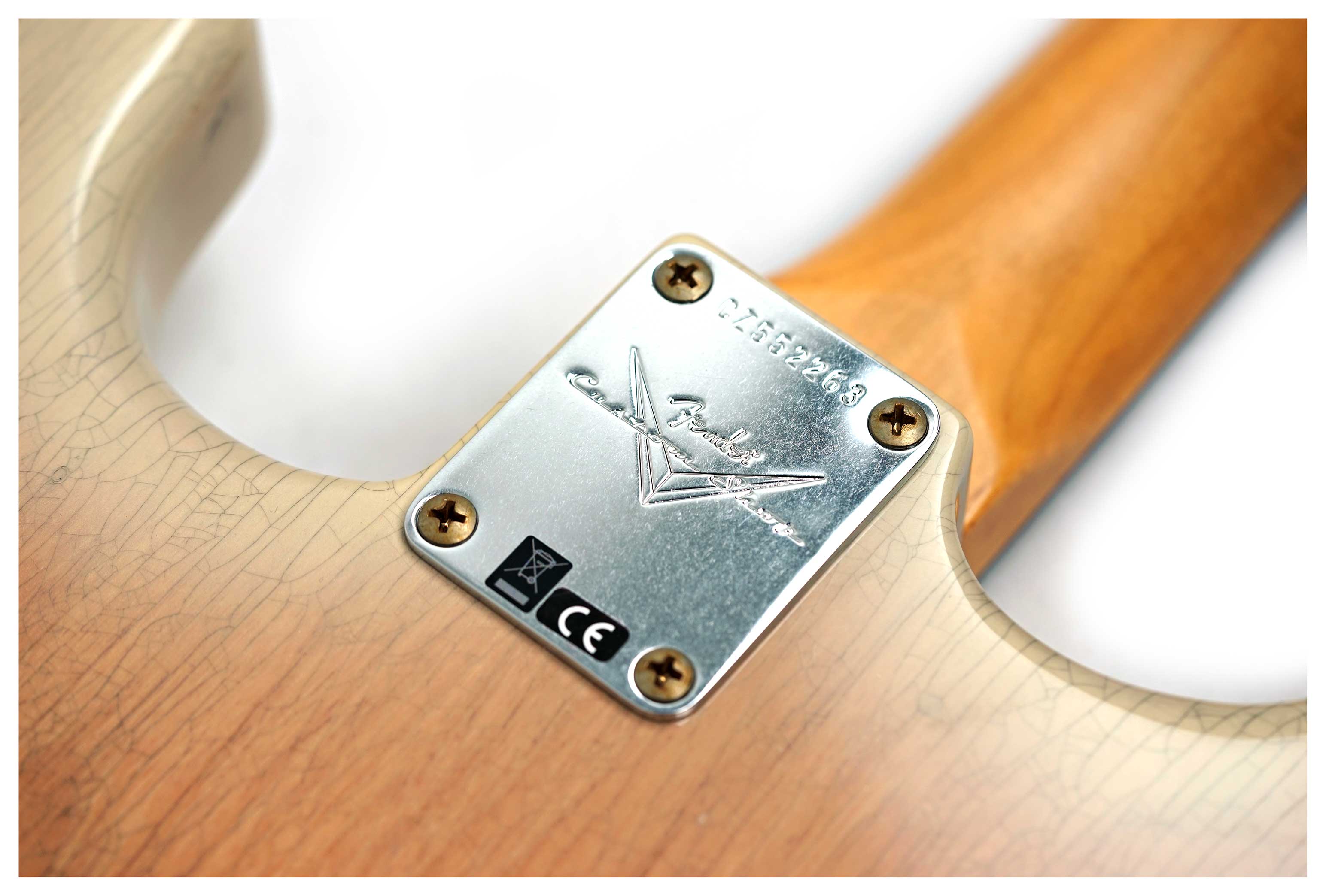 Fender Custom Shop 1960 Stratocaster Journeyman Relic Aged Natural Blonde Rosewood Fingerboard #CZ552263