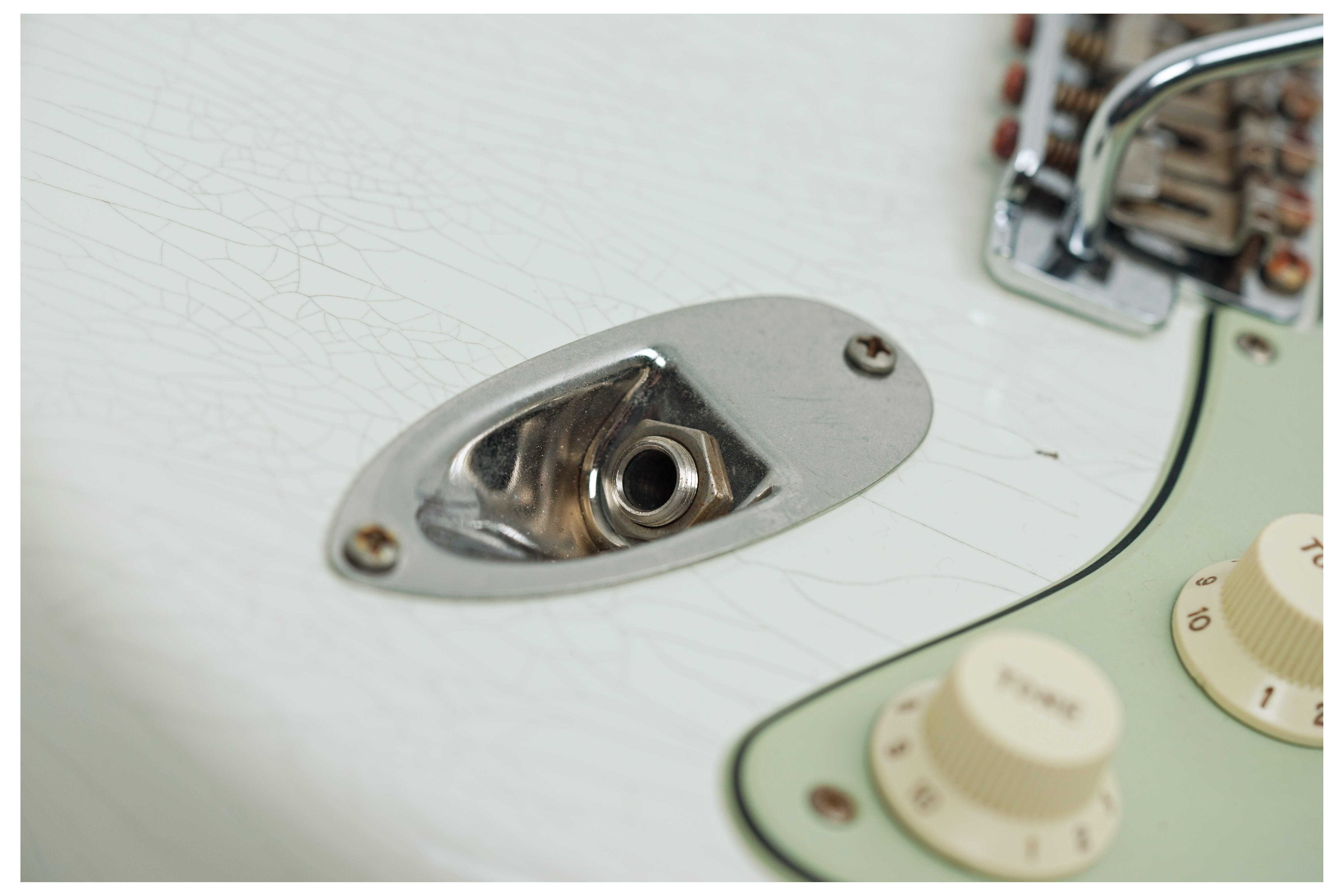 Fender Custom Shop 1960 Stratocaster Journeyman Relic Aged Olympic White Rosewood Fingerboard #CZ590958