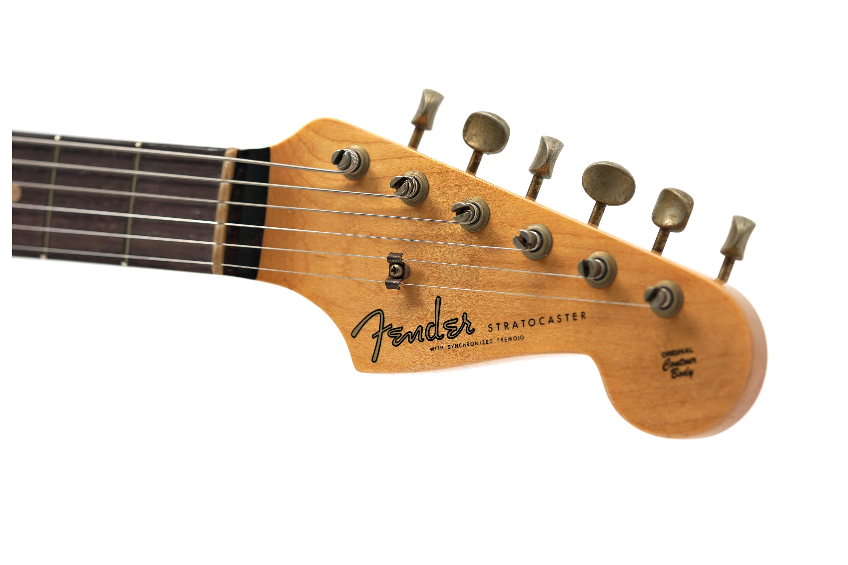Fender Custom Shop 1960 Stratocaster Journeyman Relic Aged Olympic White Rosewood Fingerboard #CZ590958