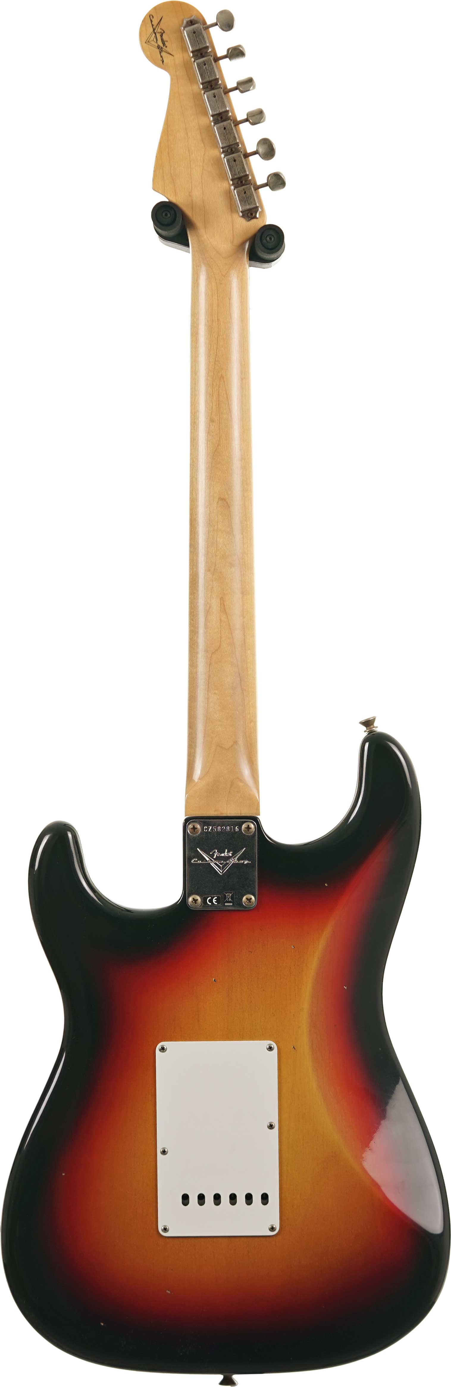 Fender Custom Shop 1960 Stratocaster Journeyman Relic Bleached 3 Tone Sunburst Rosewood Fingerboard #CZ582816
