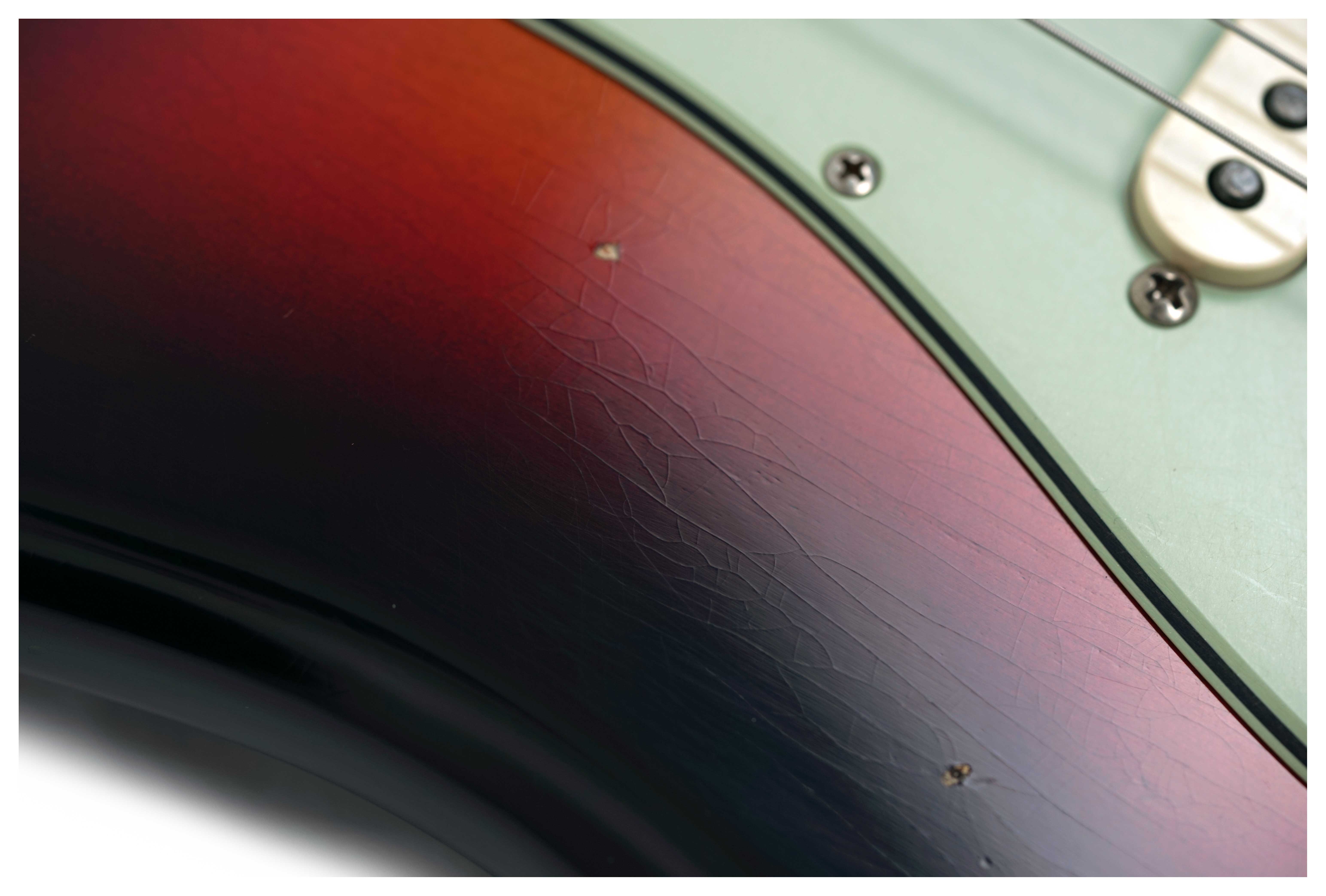 Fender Custom Shop 1960 Stratocaster Journeyman Relic Bleached 3 Tone Sunburst Rosewood Fingerboard #CZ582816