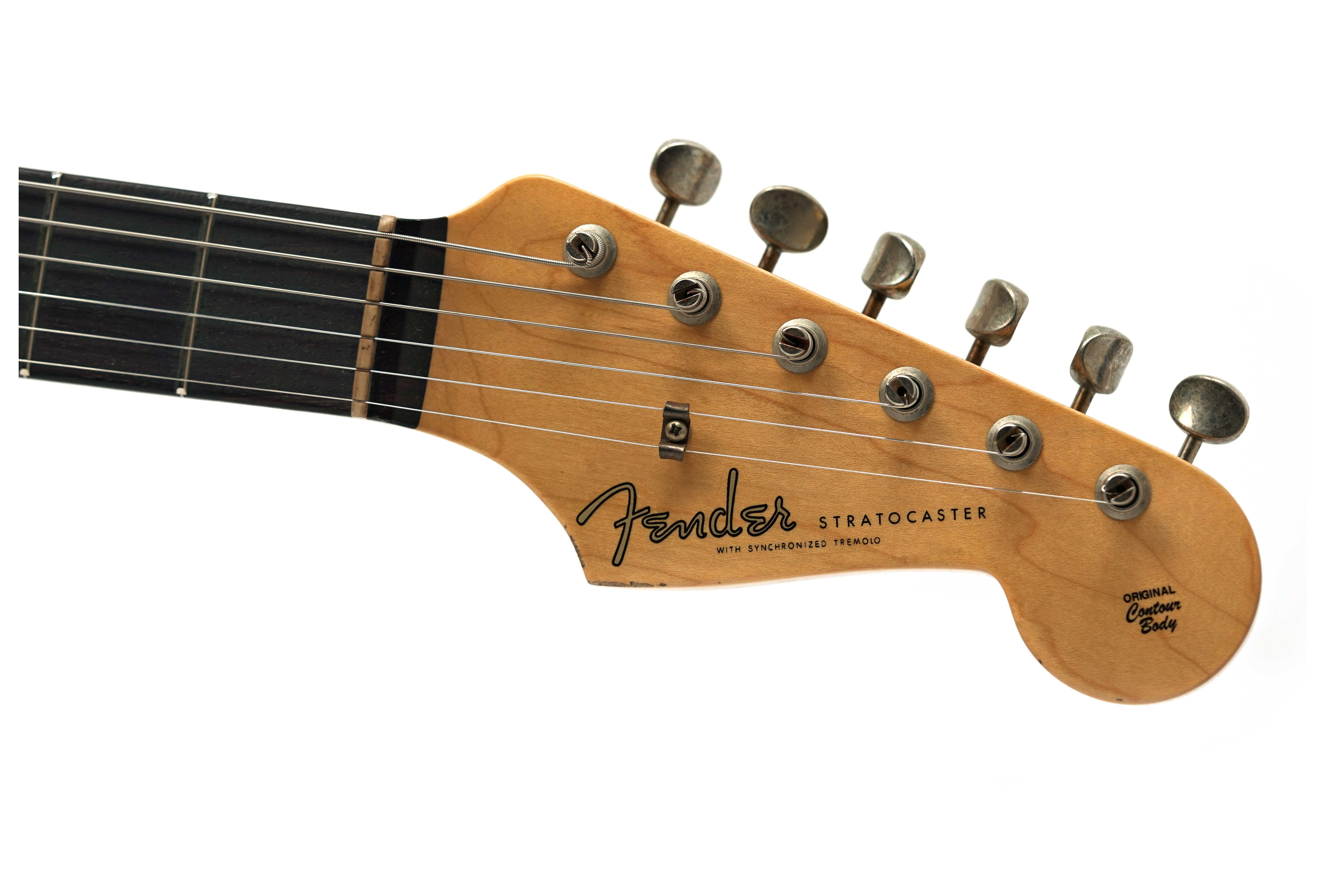 Fender Custom Shop 1960 Stratocaster Journeyman Relic Bleached 3 Tone Sunburst Rosewood Fingerboard #CZ582816